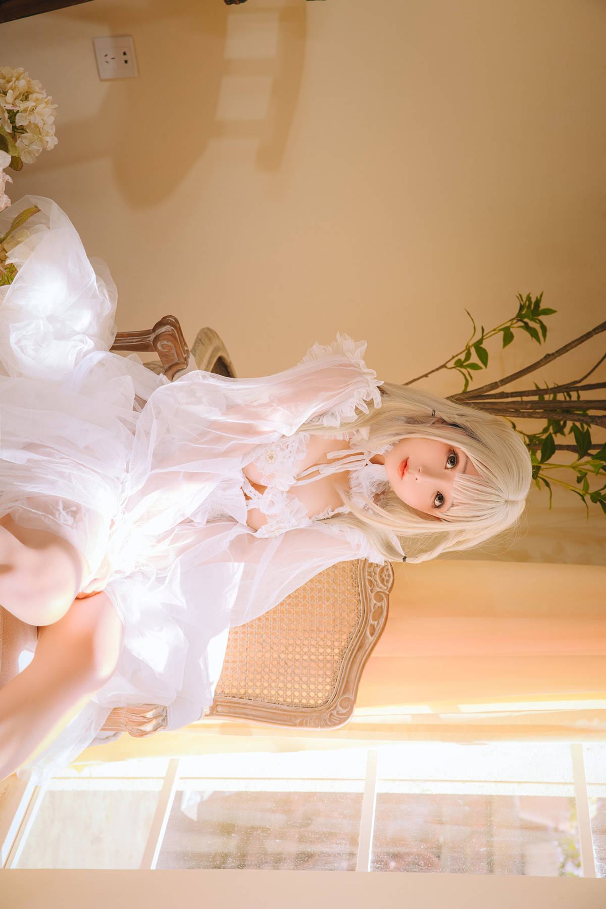 Cosplay Rinaijiao日奈娇 白纱衣 Set.01