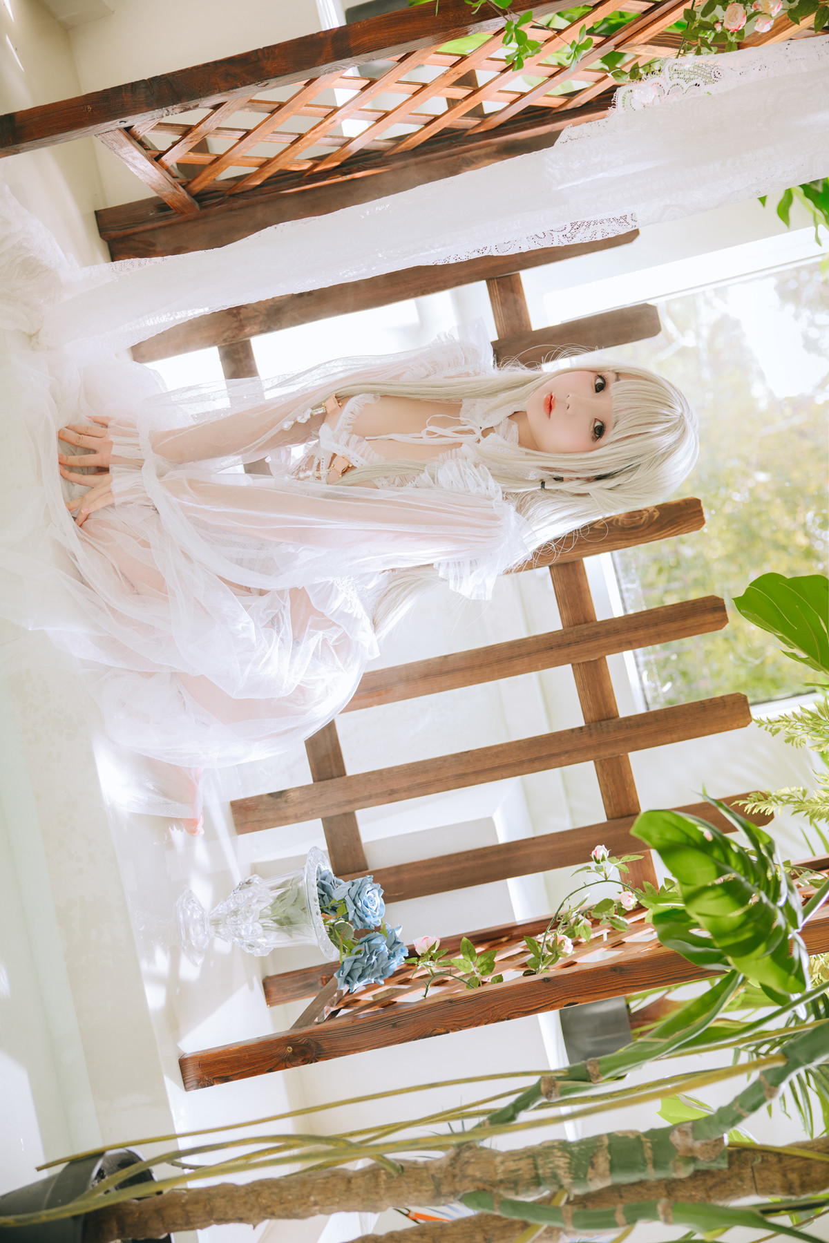 Cosplay Rinaijiao日奈娇 白纱衣 Set.02