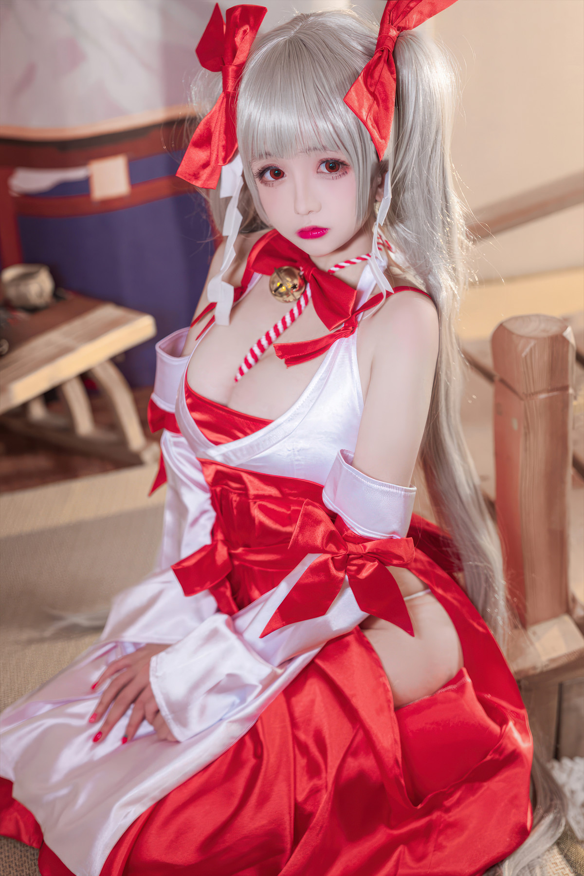 Cosplay Rinaijiao日奈娇 碧蓝航线 可畏巫女