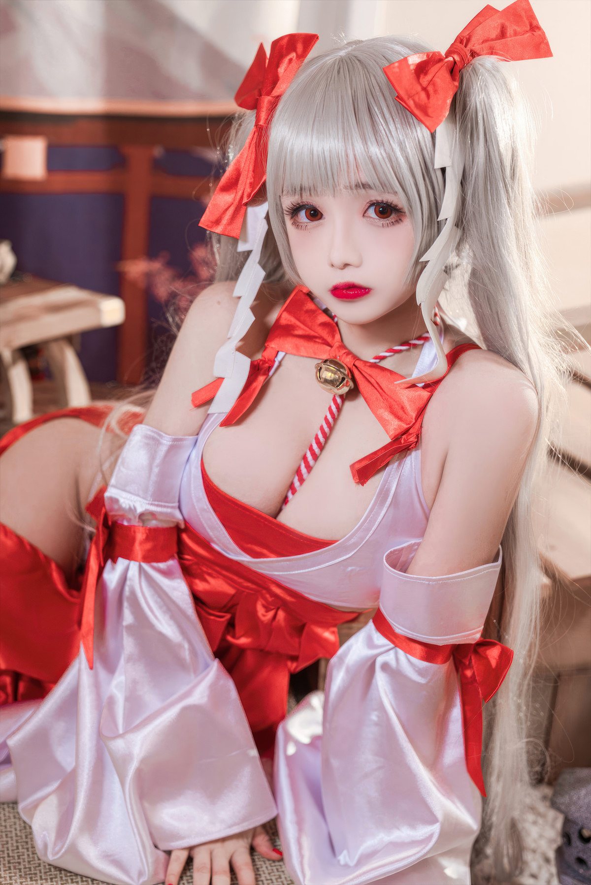 Cosplay Rinaijiao日奈娇 碧蓝航线 可畏巫女