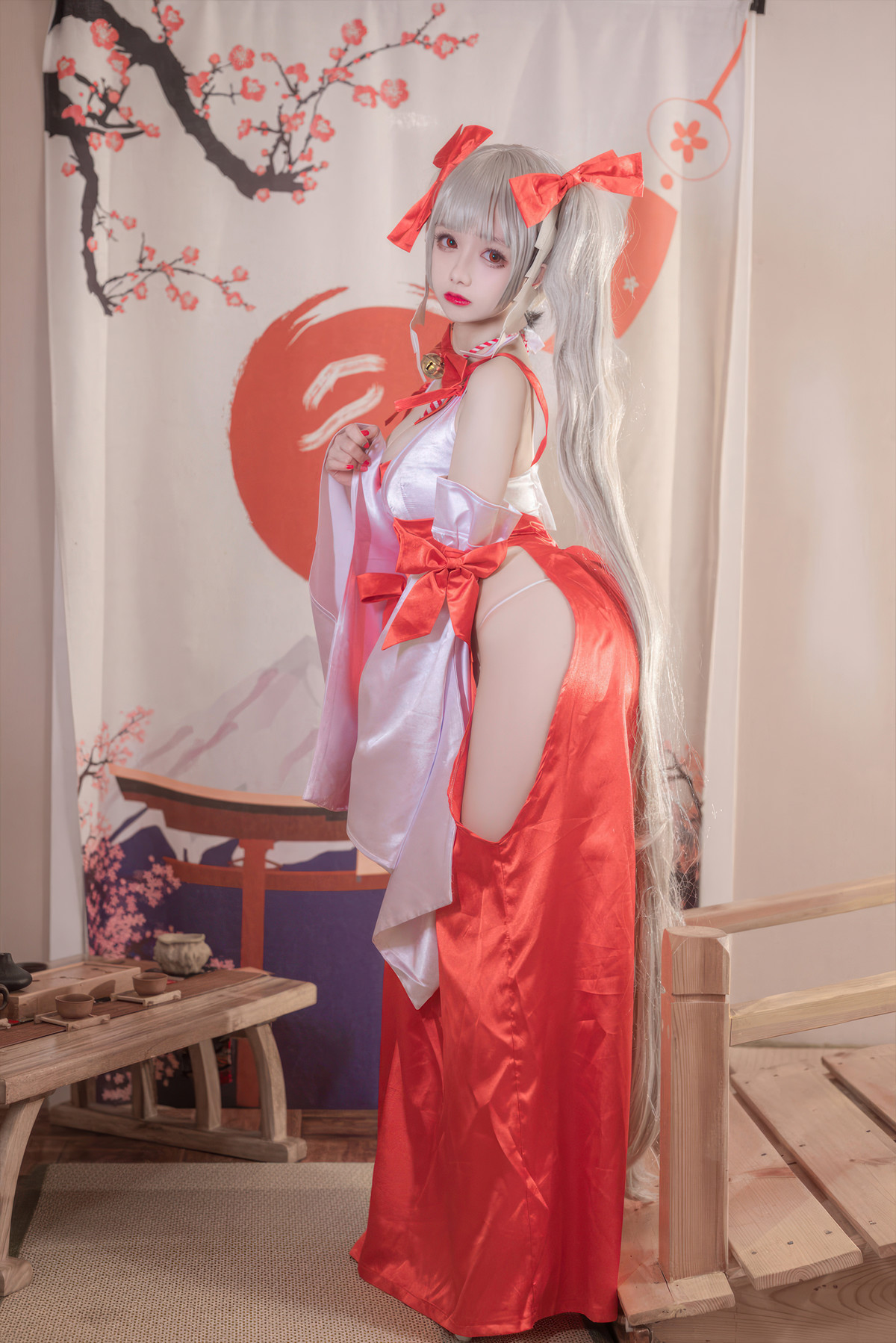 Cosplay Rinaijiao日奈娇 碧蓝航线 可畏巫女