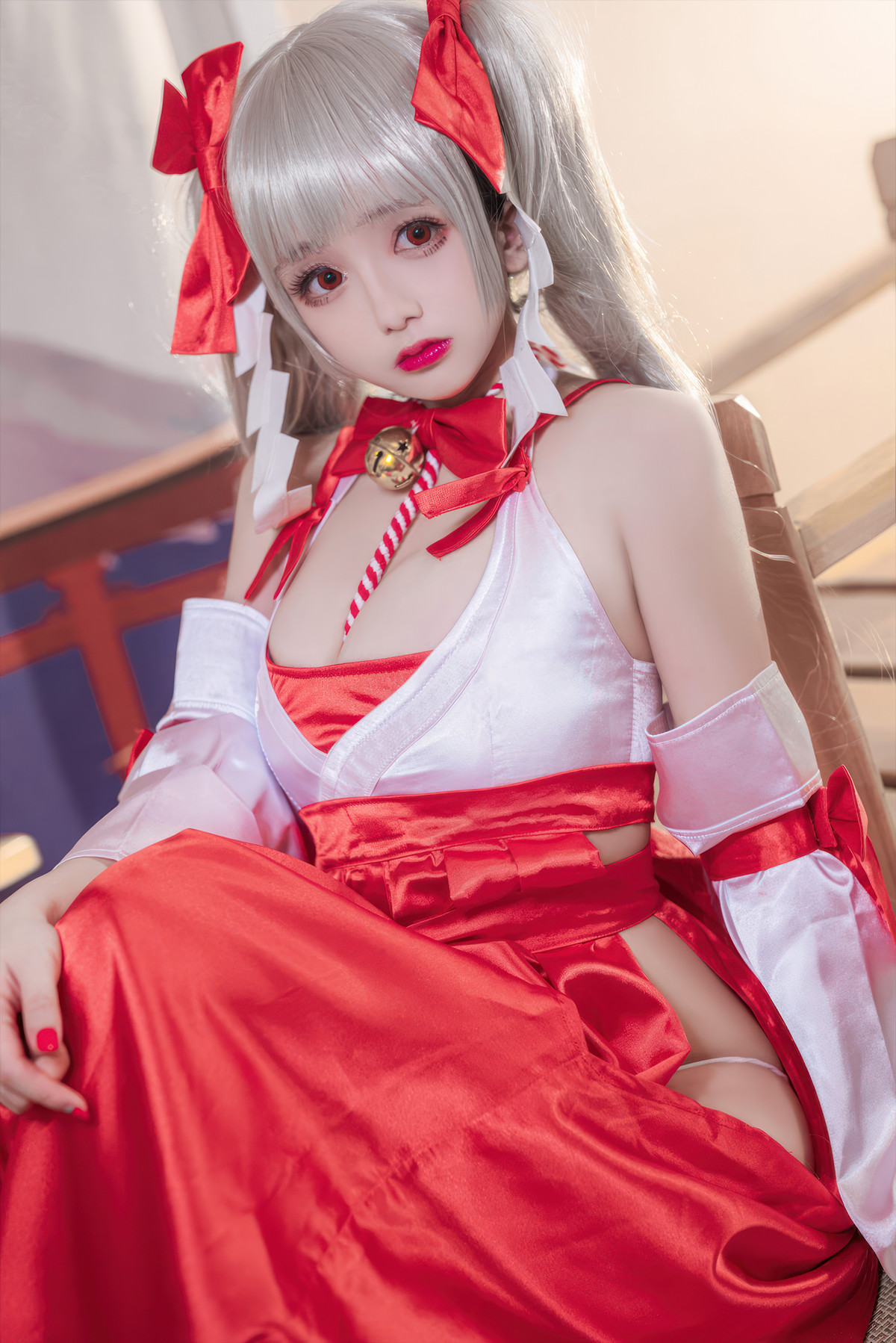 Cosplay Rinaijiao日奈娇 碧蓝航线 可畏巫女