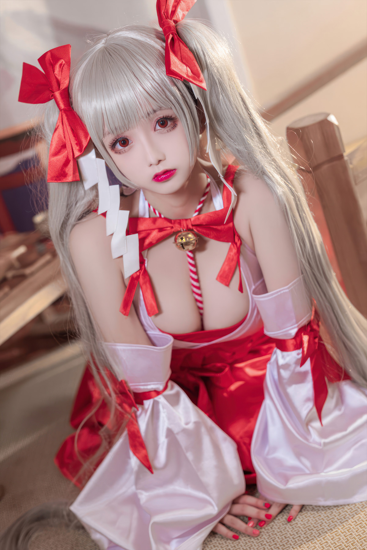 Cosplay Rinaijiao日奈娇 碧蓝航线 可畏巫女