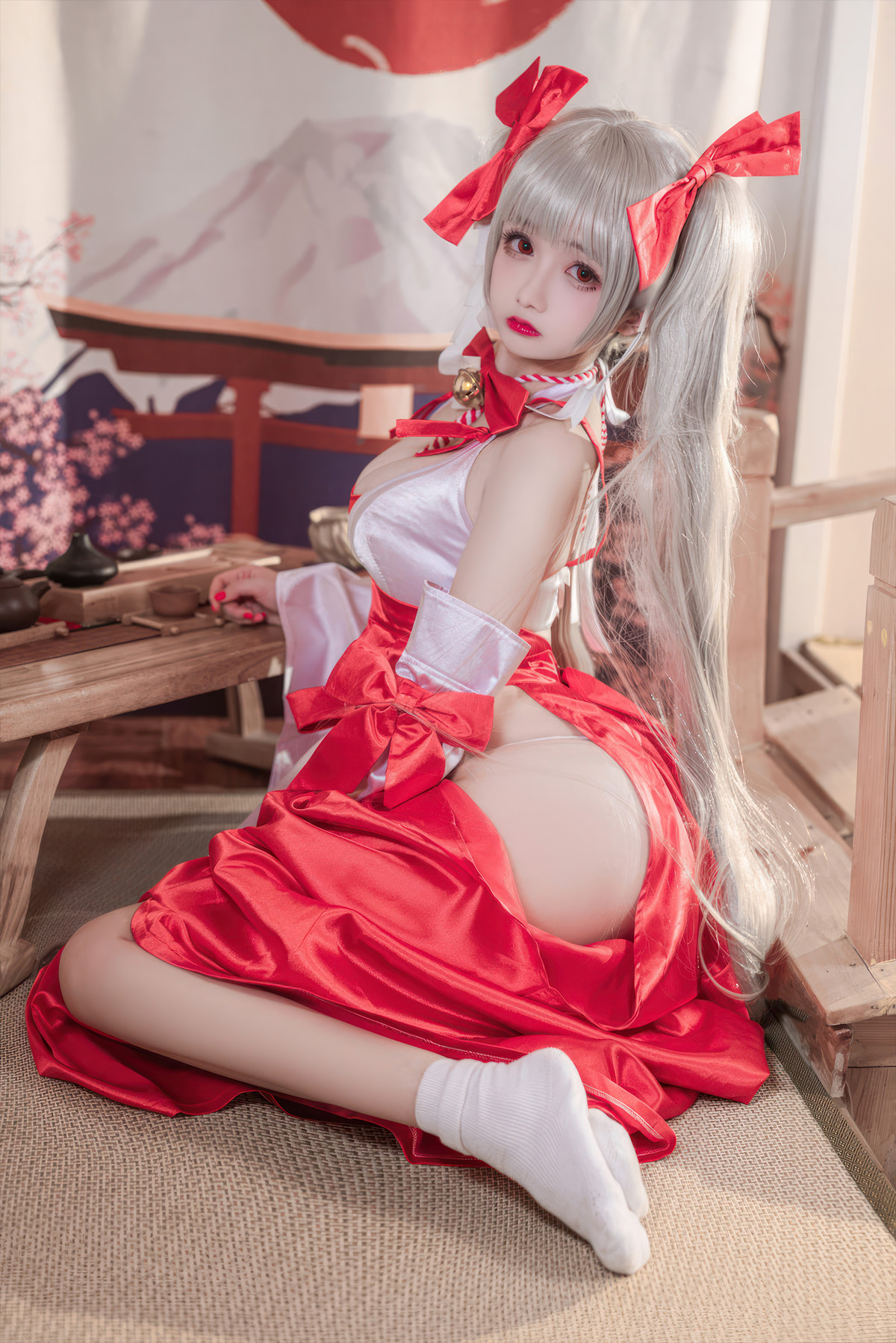 Cosplay Rinaijiao日奈娇 碧蓝航线 可畏巫女