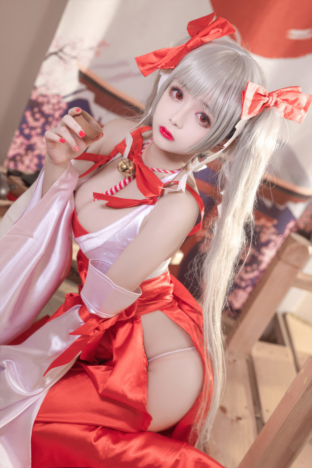 Cosplay Rinaijiao日奈娇 碧蓝航线 可畏巫女