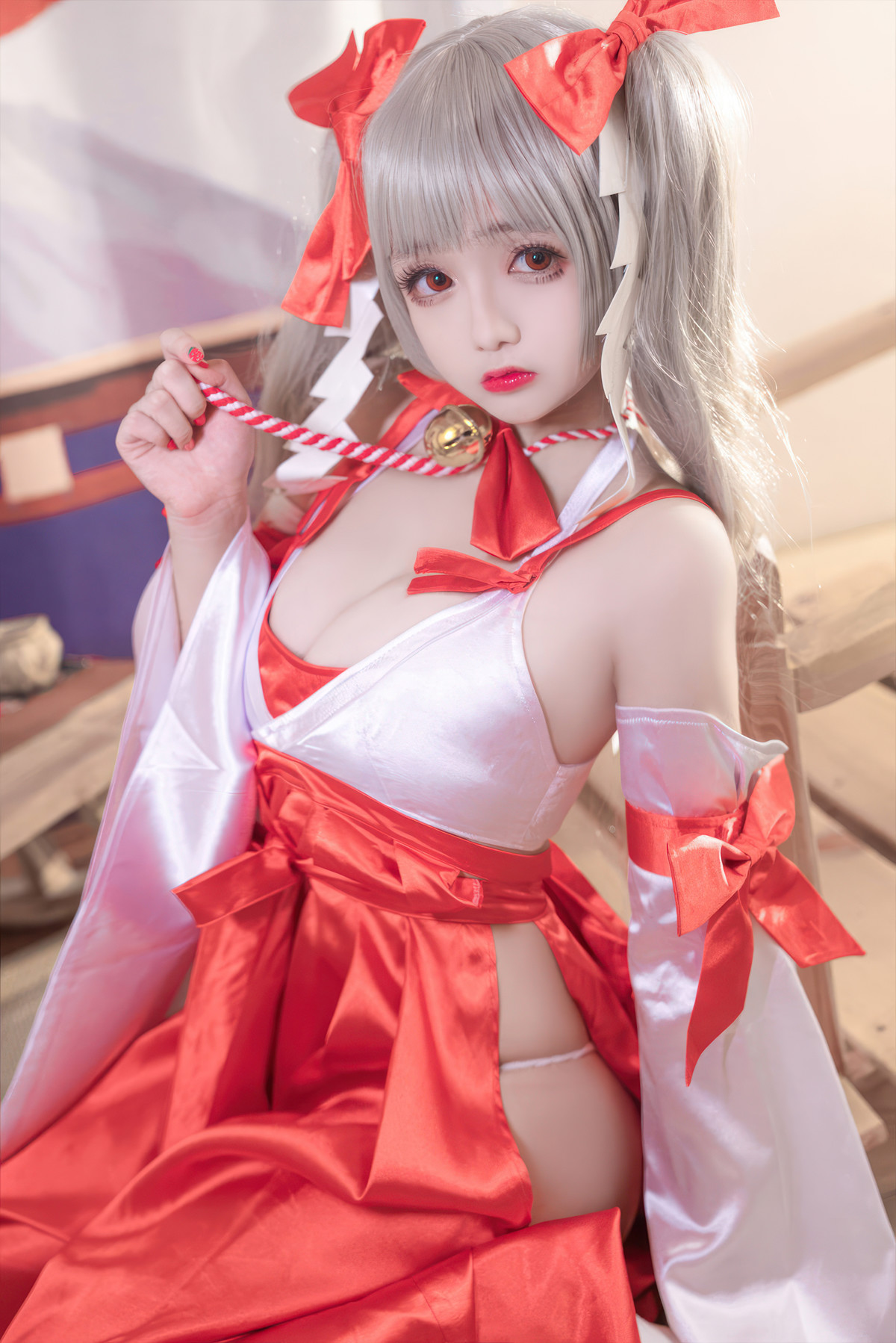 Cosplay Rinaijiao日奈娇 碧蓝航线 可畏巫女