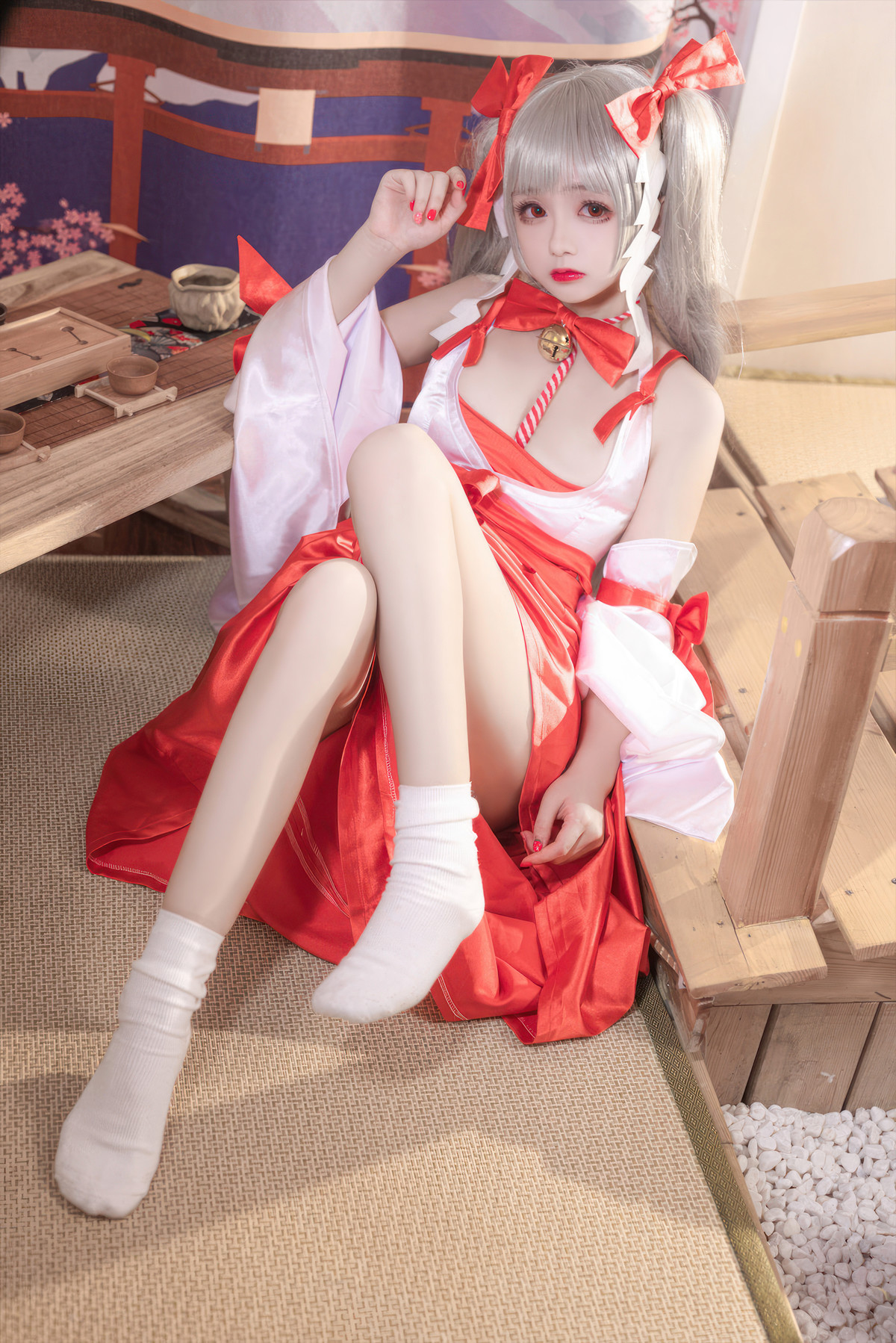 Cosplay Rinaijiao日奈娇 碧蓝航线 可畏巫女