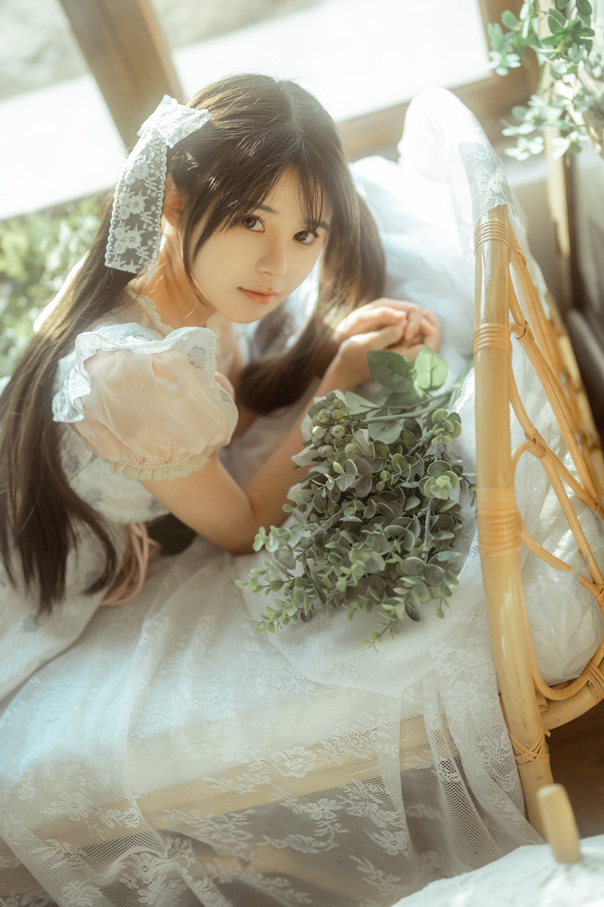 Cosplay Rua阮阮 花房 小裙子