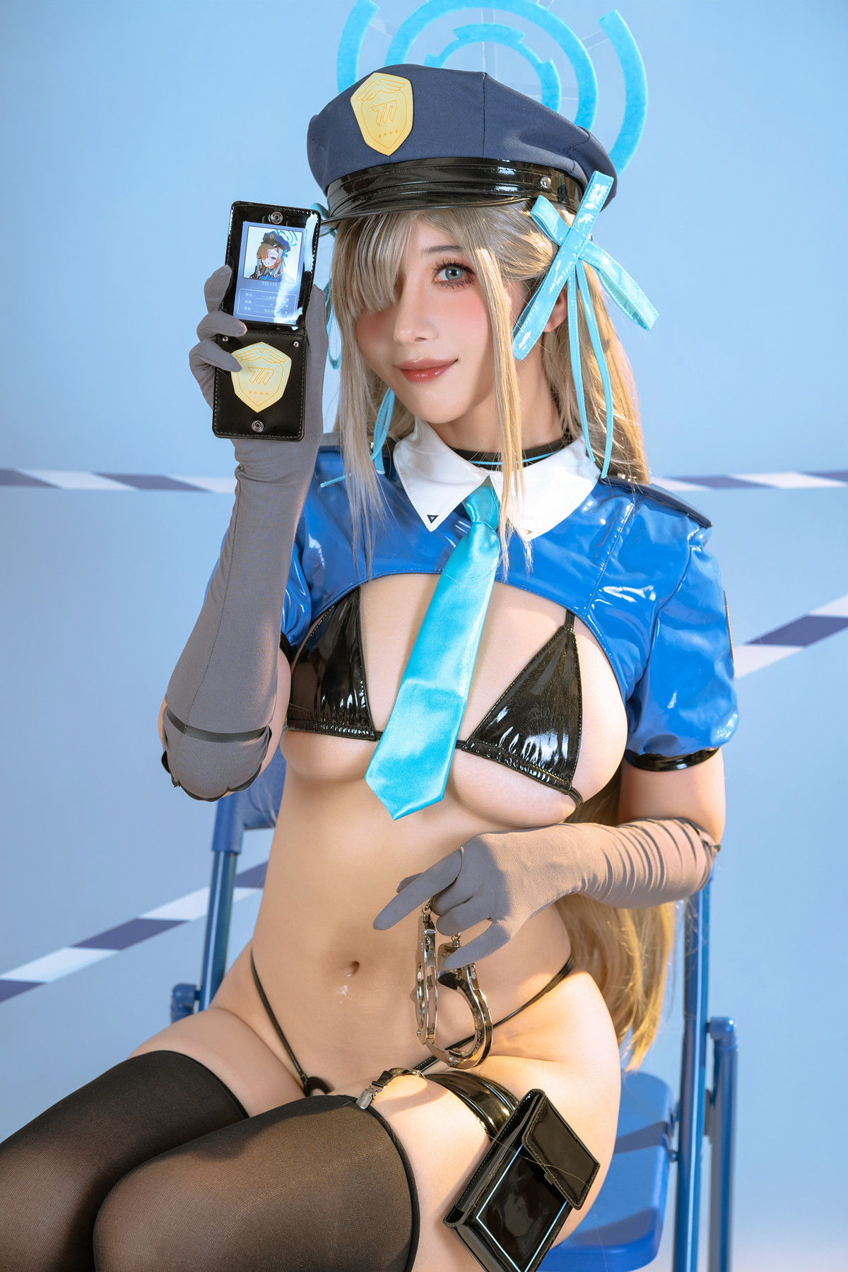 Cosplay 云溪溪Yunx1x1 奶桃 蔚蓝档案 之濑明日奈 Set.01