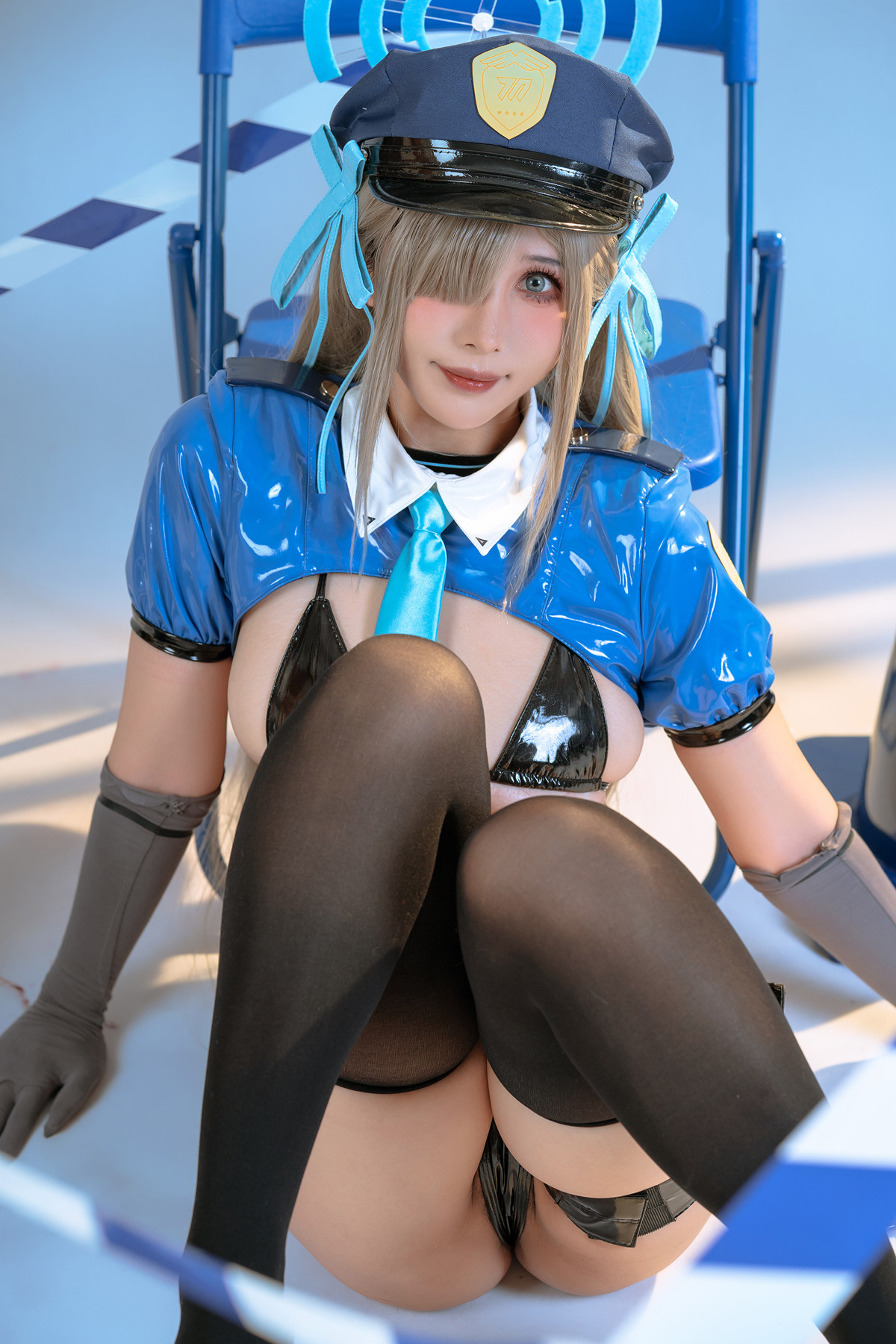 Cosplay 云溪溪Yunx1x1 奶桃 蔚蓝档案 之濑明日奈 Set.01