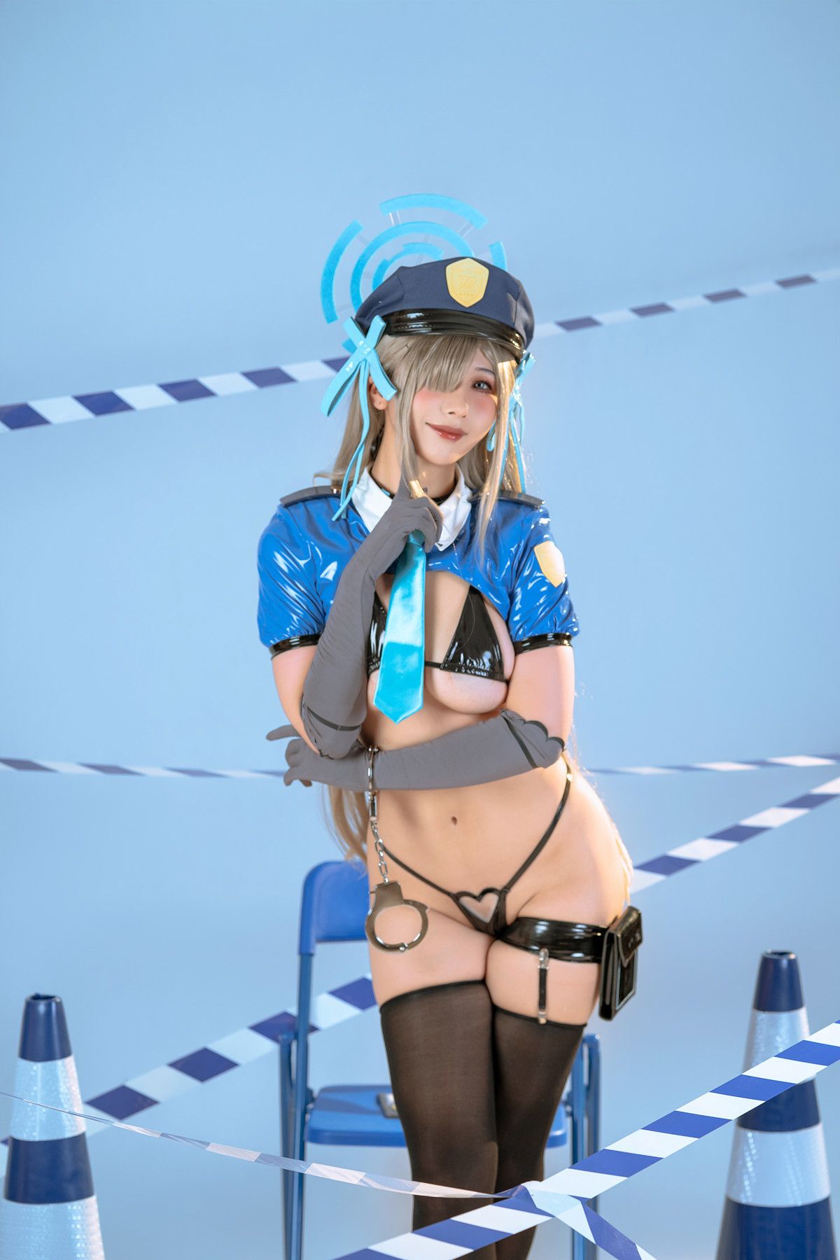 Cosplay 云溪溪Yunx1x1 奶桃 蔚蓝档案 之濑明日奈 Set.01