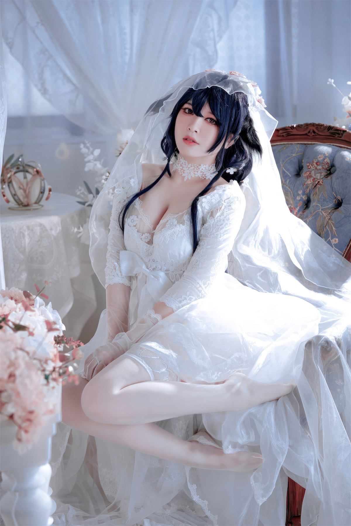 Cosplay 半半子Banbanko 碧蓝航线 吾妻花嫁