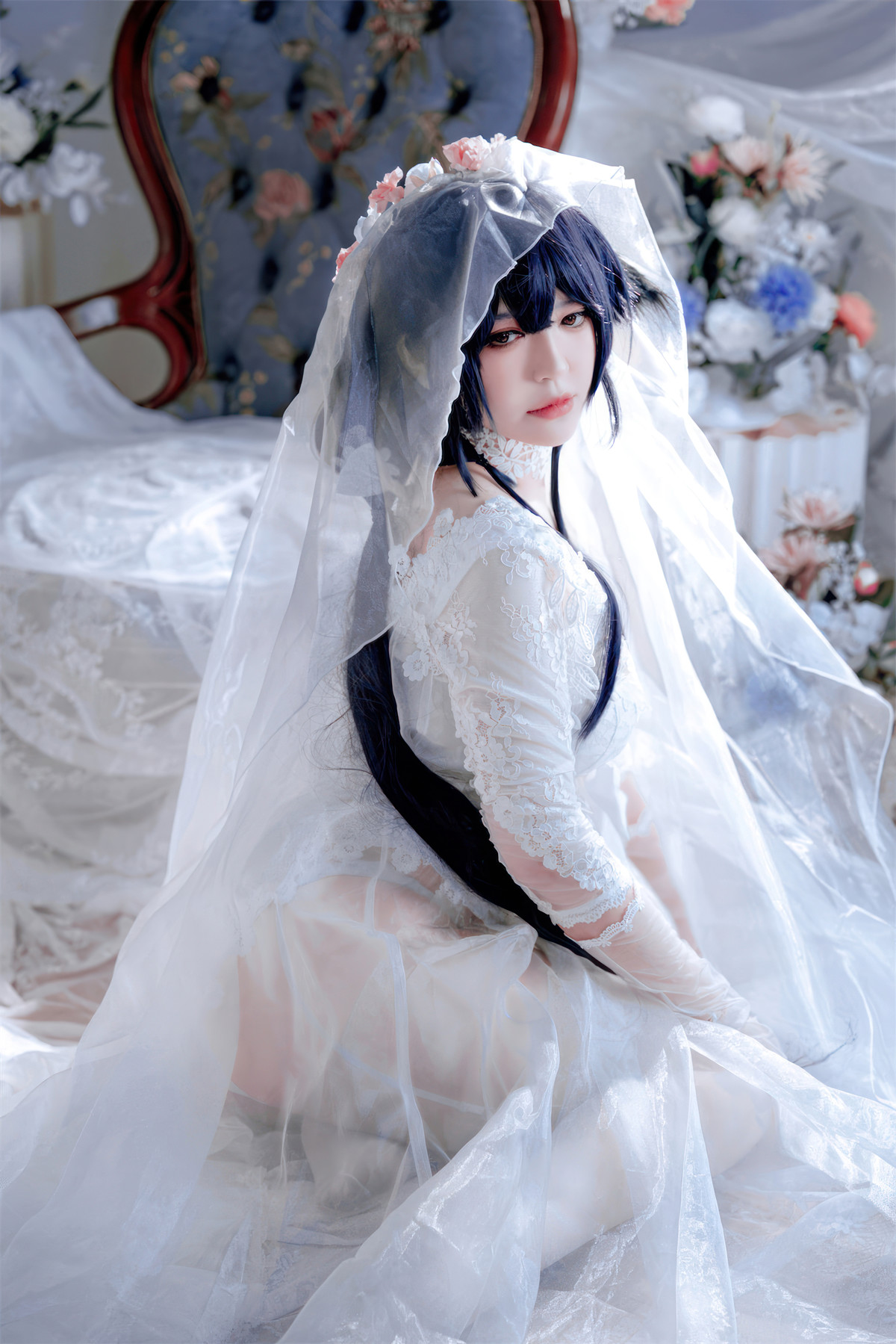 Cosplay 半半子Banbanko 碧蓝航线 吾妻花嫁