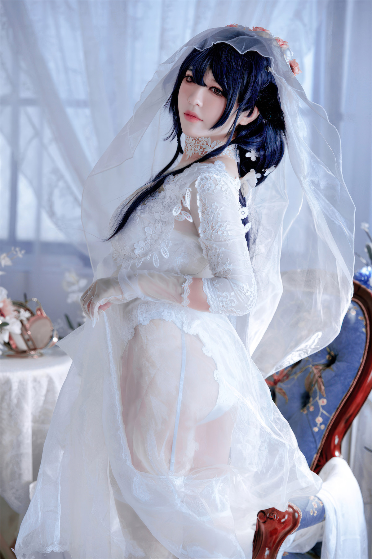 Cosplay 半半子Banbanko 碧蓝航线 吾妻花嫁