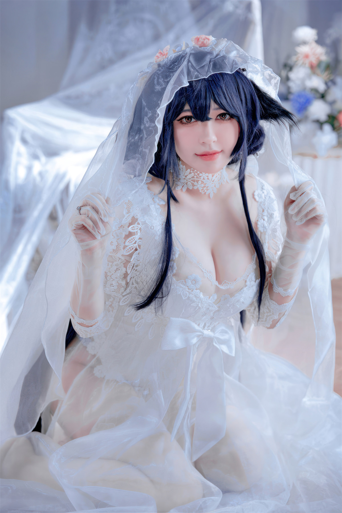 Cosplay 半半子Banbanko 碧蓝航线 吾妻花嫁