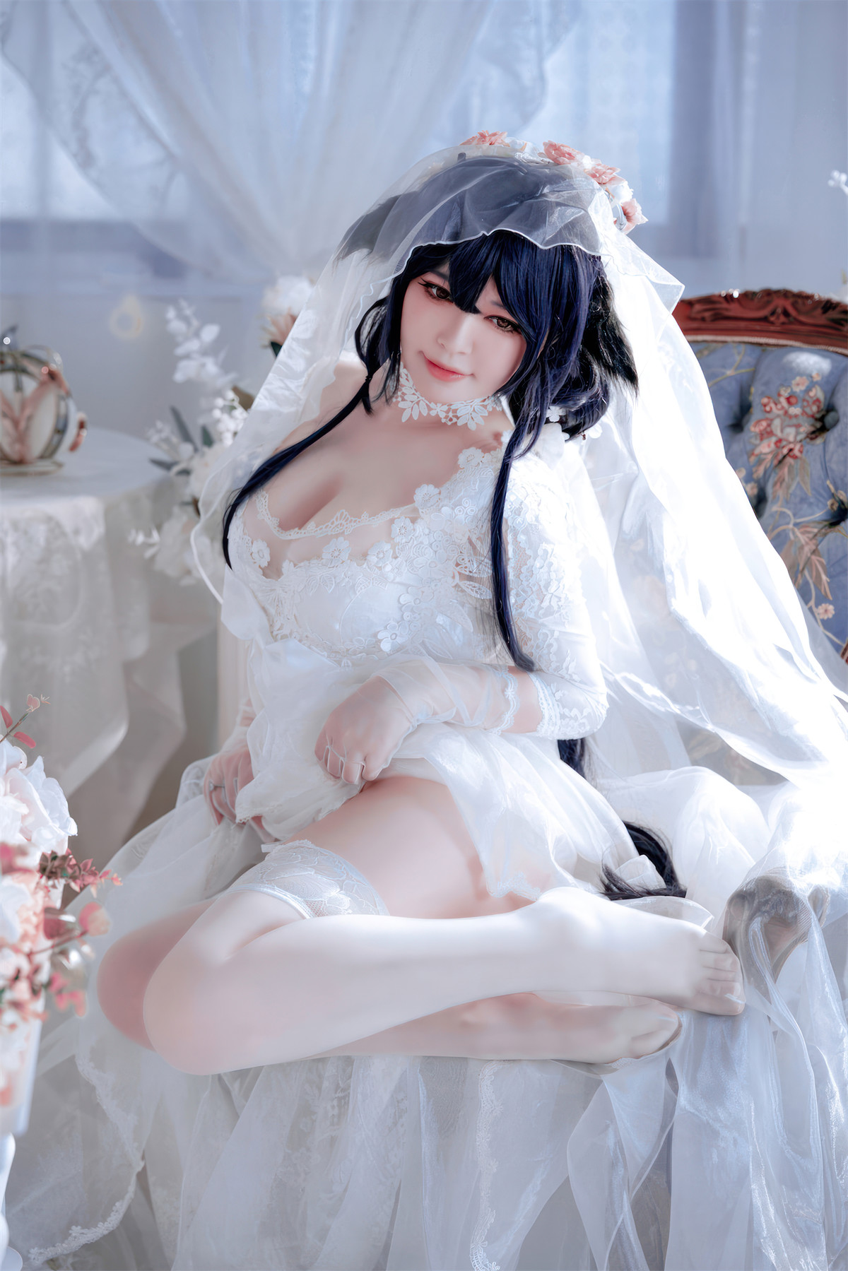 Cosplay 半半子Banbanko 碧蓝航线 吾妻花嫁