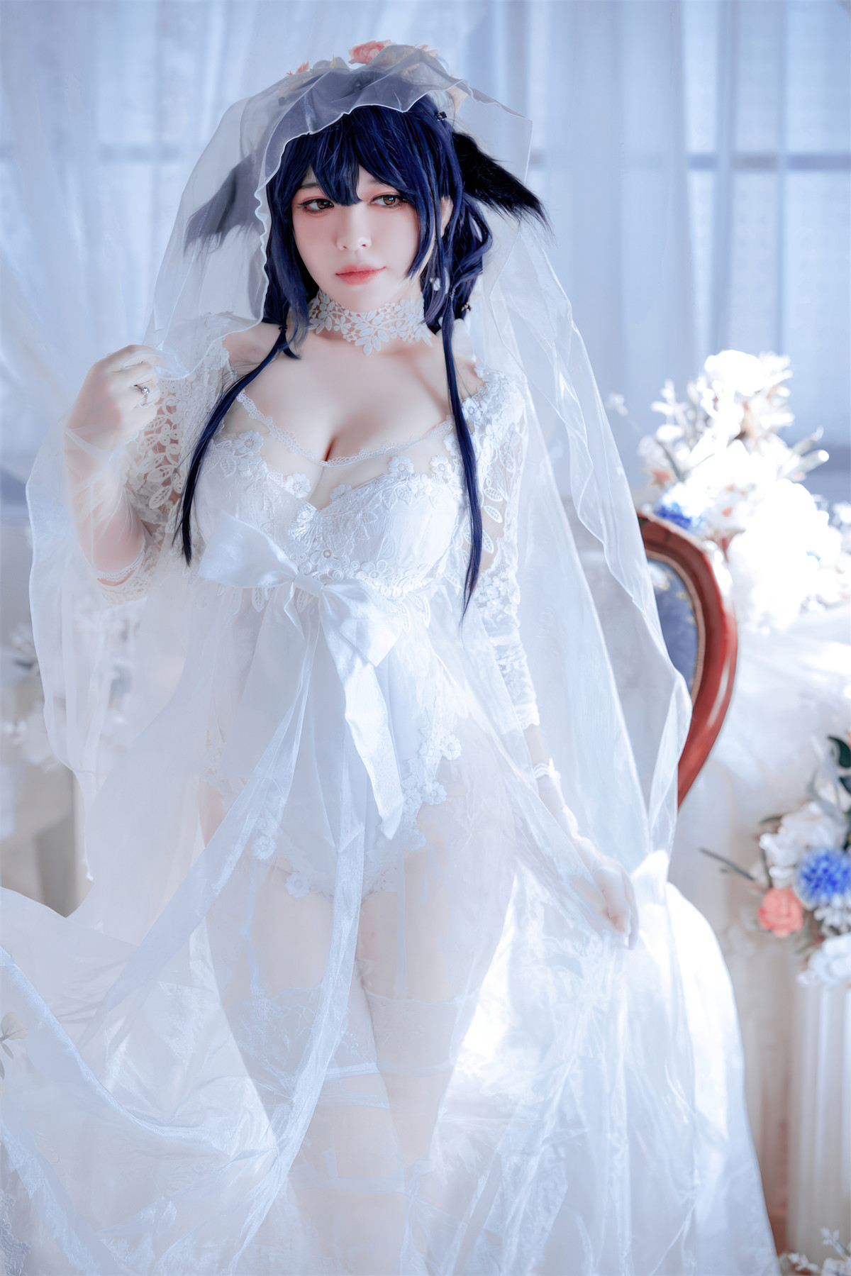 Cosplay 半半子Banbanko 碧蓝航线 吾妻花嫁