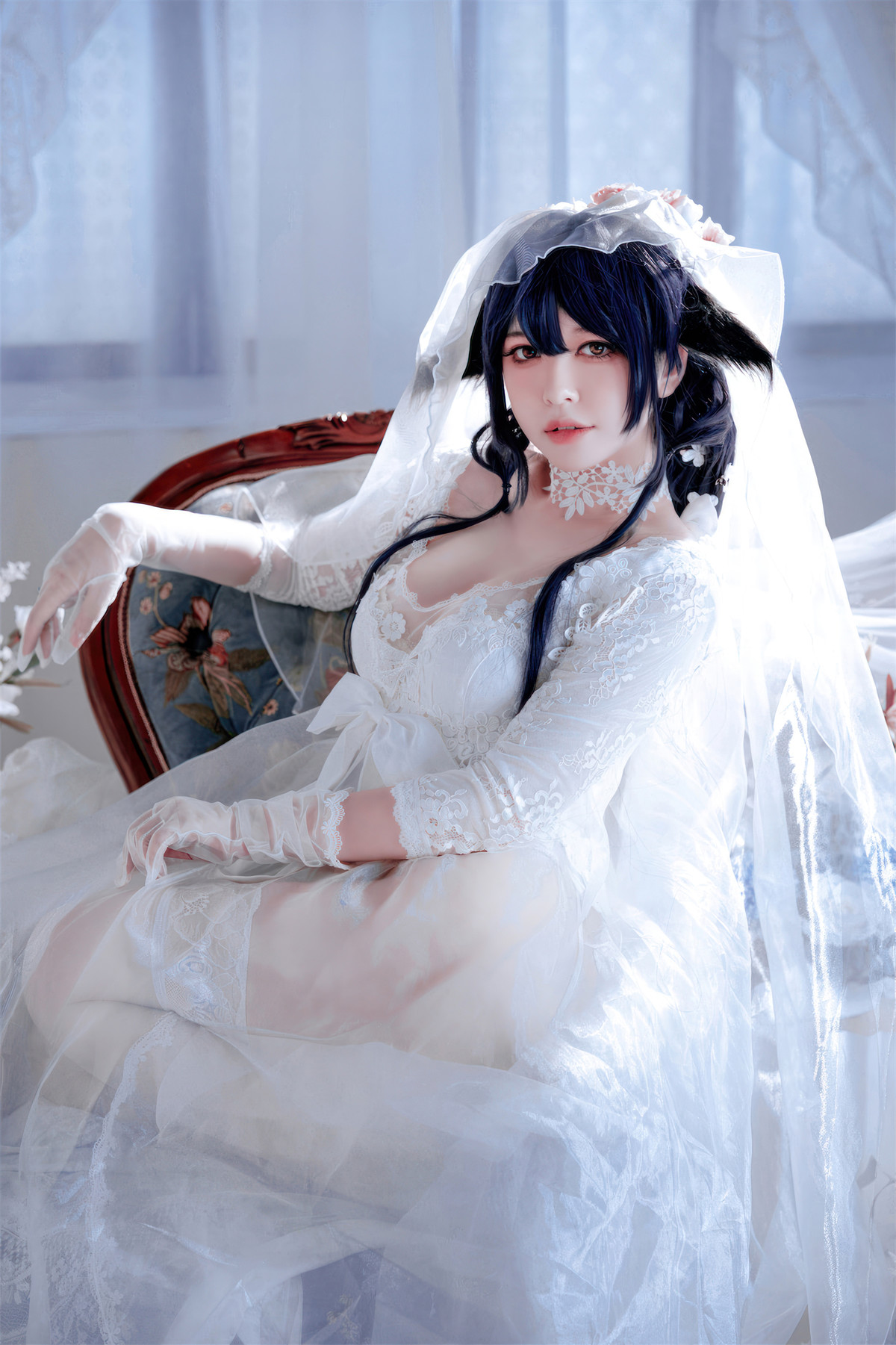 Cosplay 半半子Banbanko 碧蓝航线 吾妻花嫁