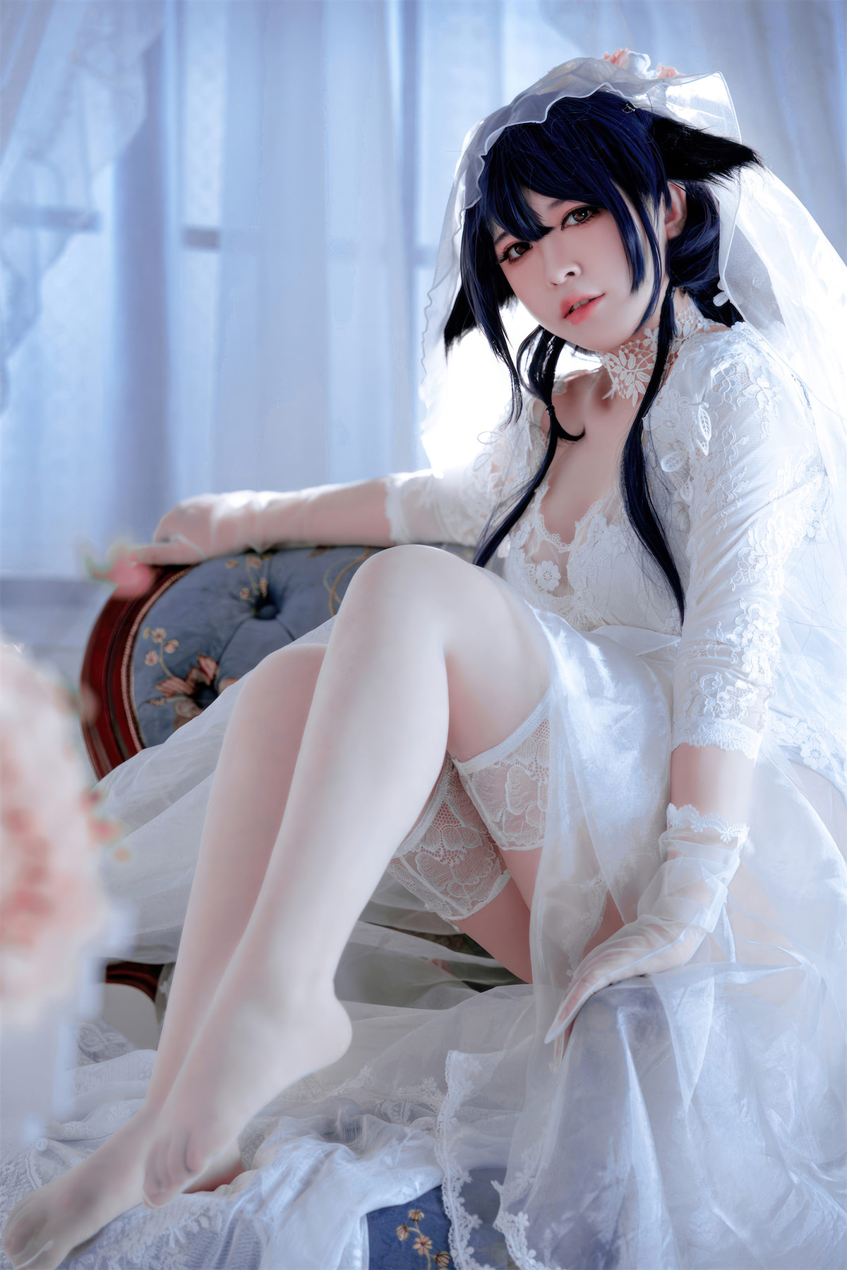 Cosplay 半半子Banbanko 碧蓝航线 吾妻花嫁