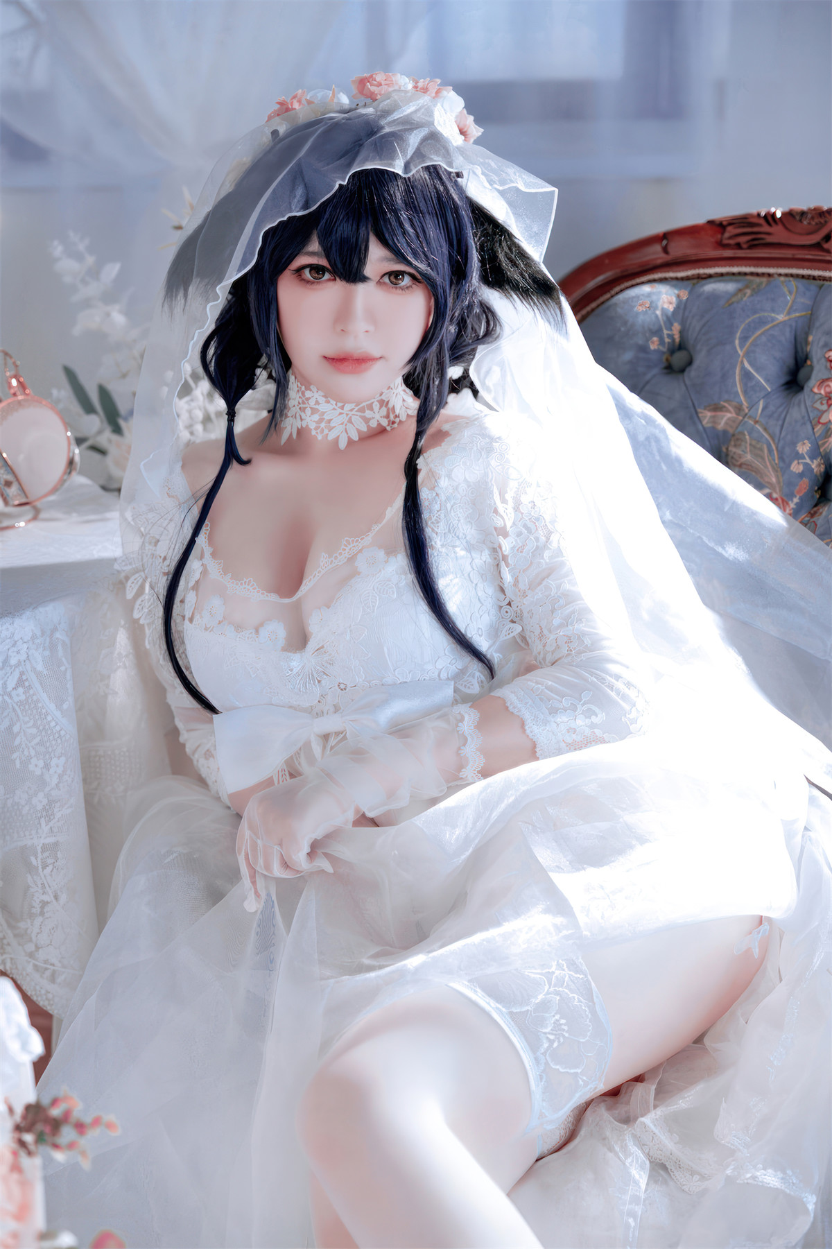 Cosplay 半半子Banbanko 碧蓝航线 吾妻花嫁