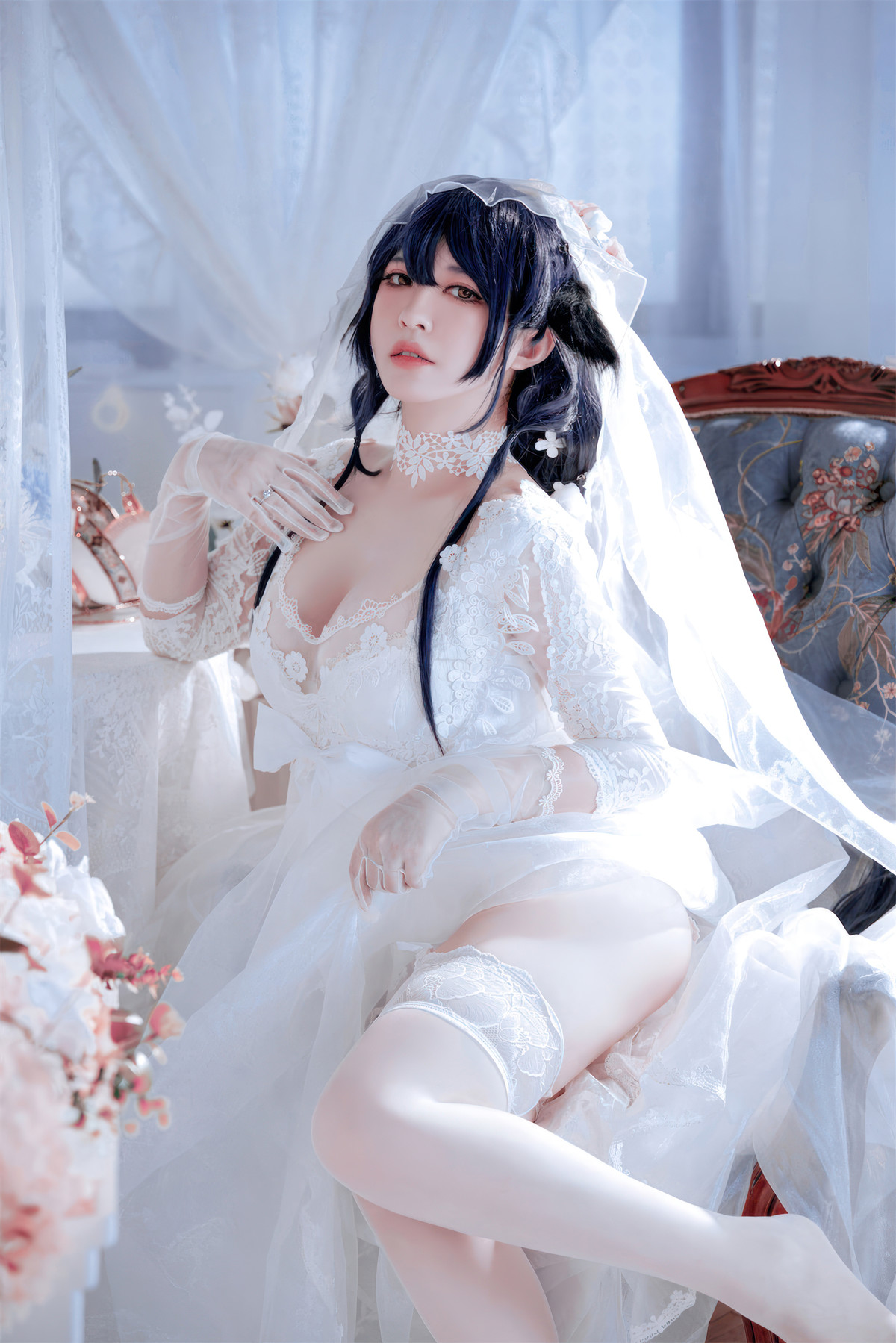 Cosplay 半半子Banbanko 碧蓝航线 吾妻花嫁