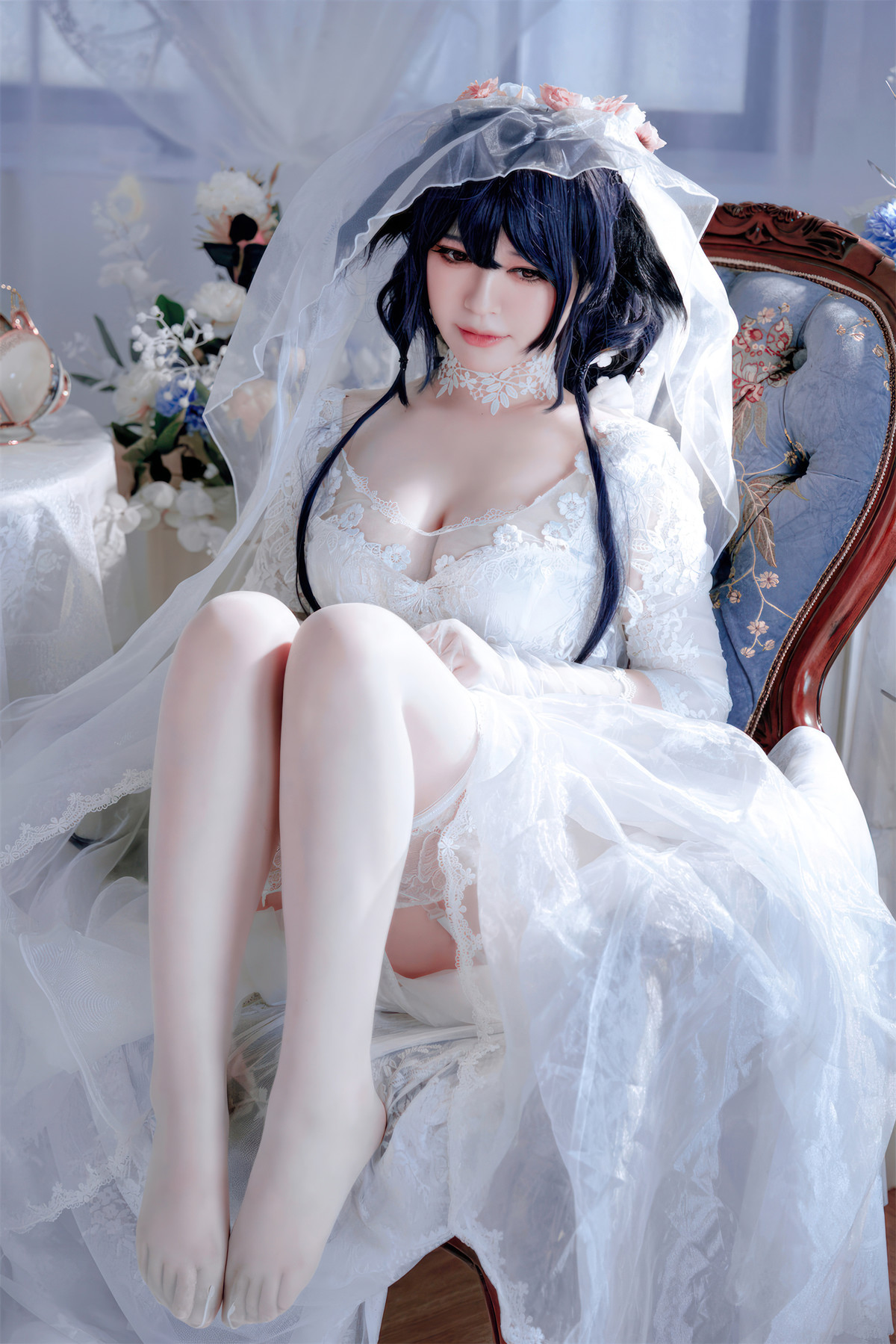 Cosplay 半半子Banbanko 碧蓝航线 吾妻花嫁