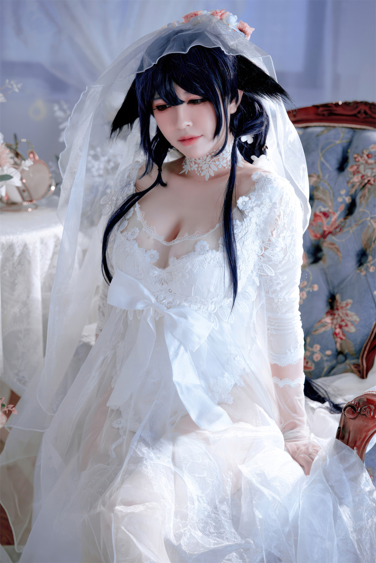 Cosplay 半半子Banbanko 碧蓝航线 吾妻花嫁