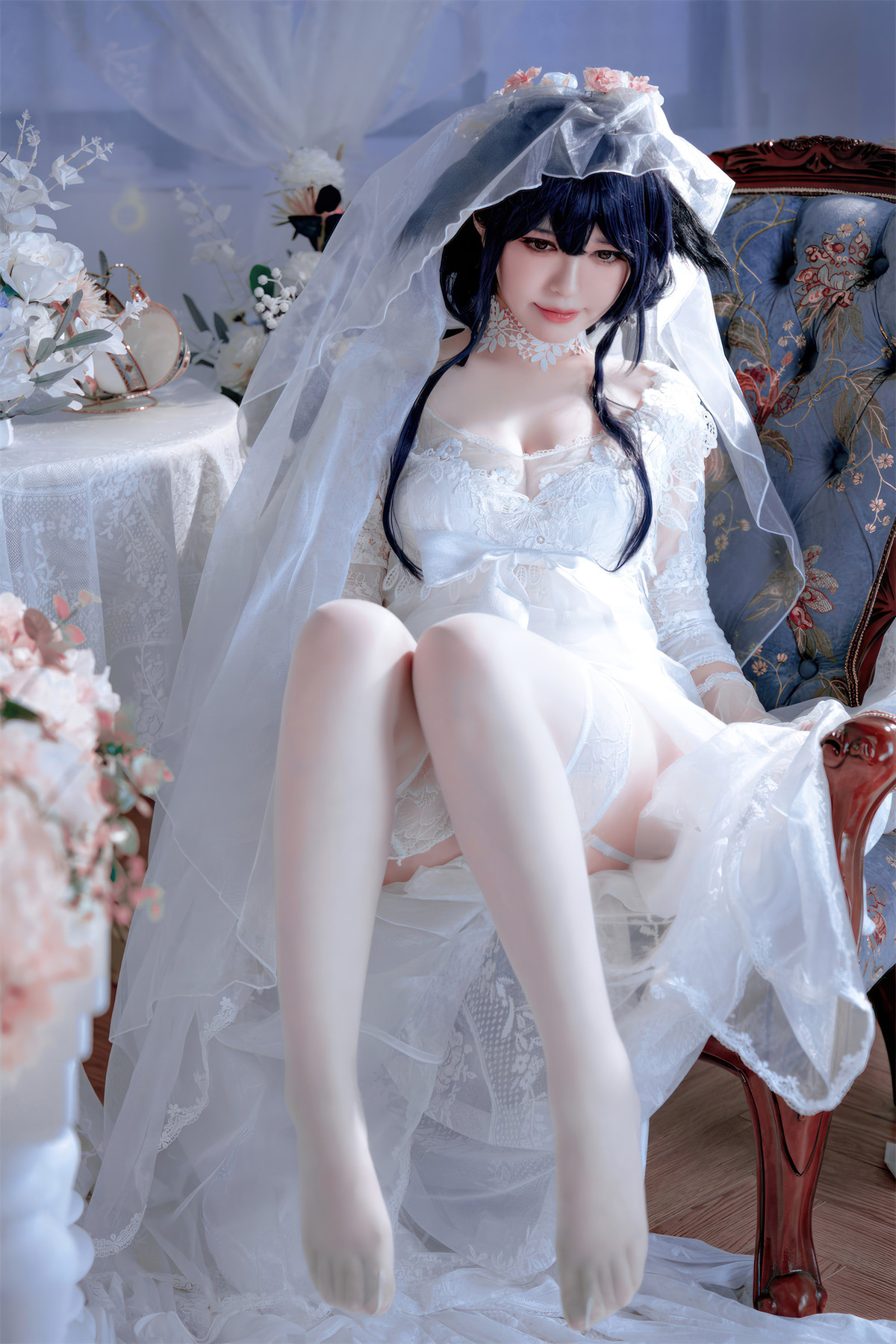 Cosplay 半半子Banbanko 碧蓝航线 吾妻花嫁