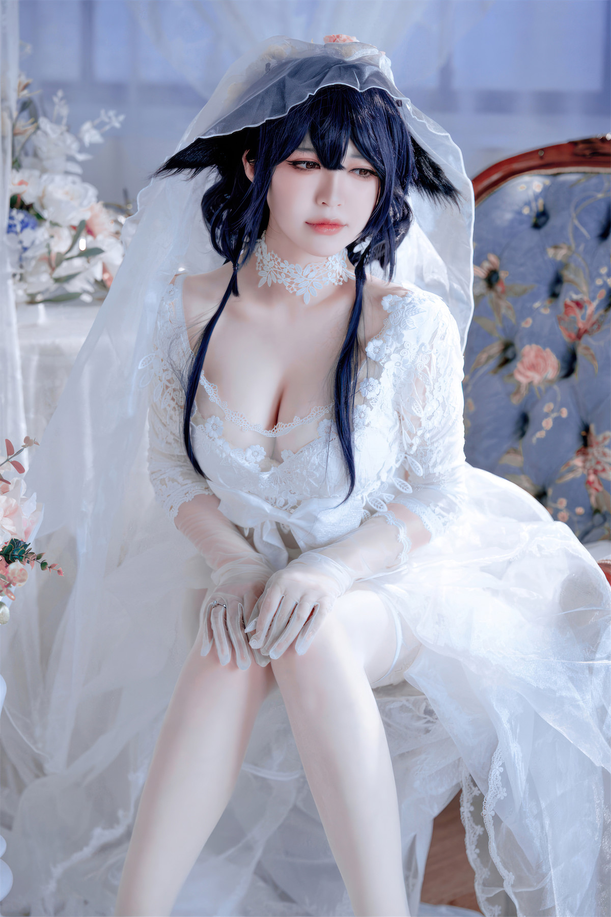 Cosplay 半半子Banbanko 碧蓝航线 吾妻花嫁