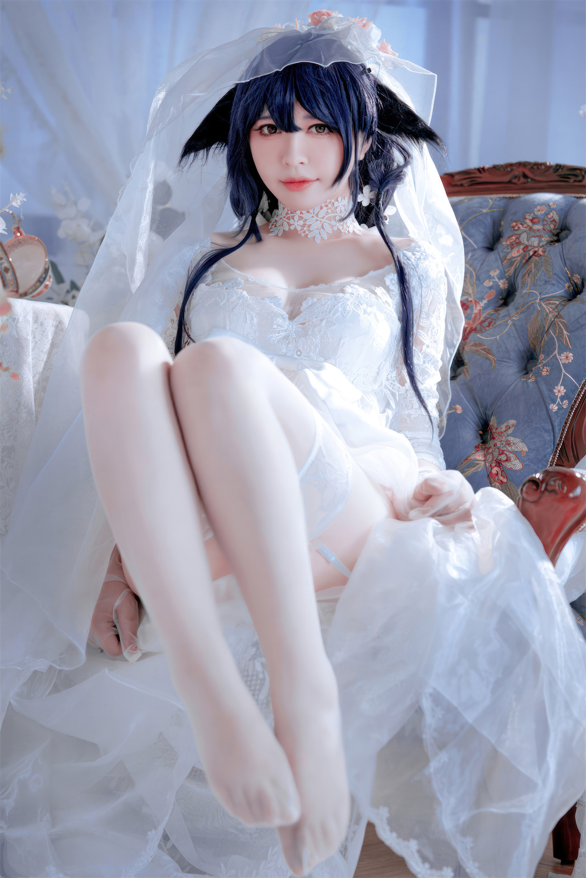 Cosplay 半半子Banbanko 碧蓝航线 吾妻花嫁