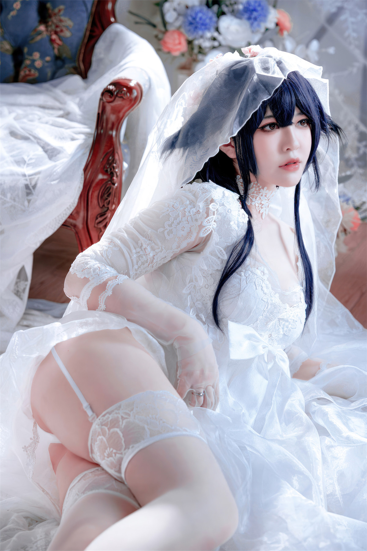 Cosplay 半半子Banbanko 碧蓝航线 吾妻花嫁