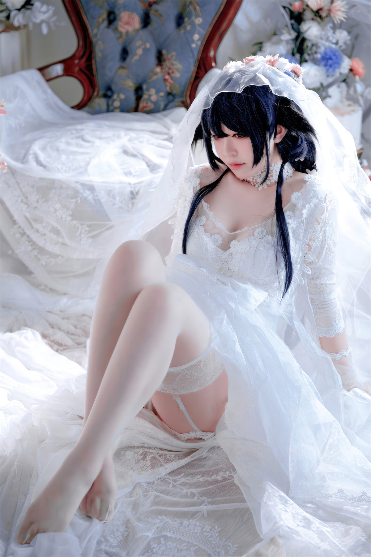 Cosplay 半半子Banbanko 碧蓝航线 吾妻花嫁