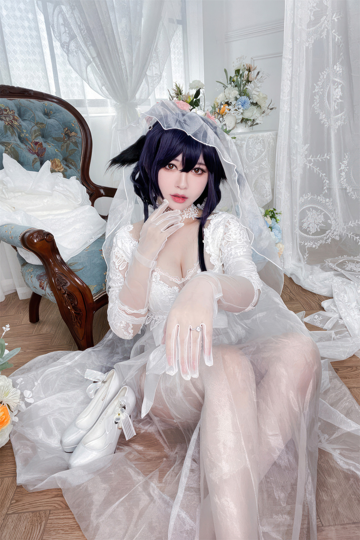 Cosplay 半半子Banbanko 碧蓝航线 吾妻花嫁