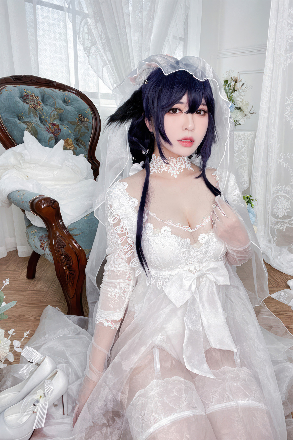 Cosplay 半半子Banbanko 碧蓝航线 吾妻花嫁