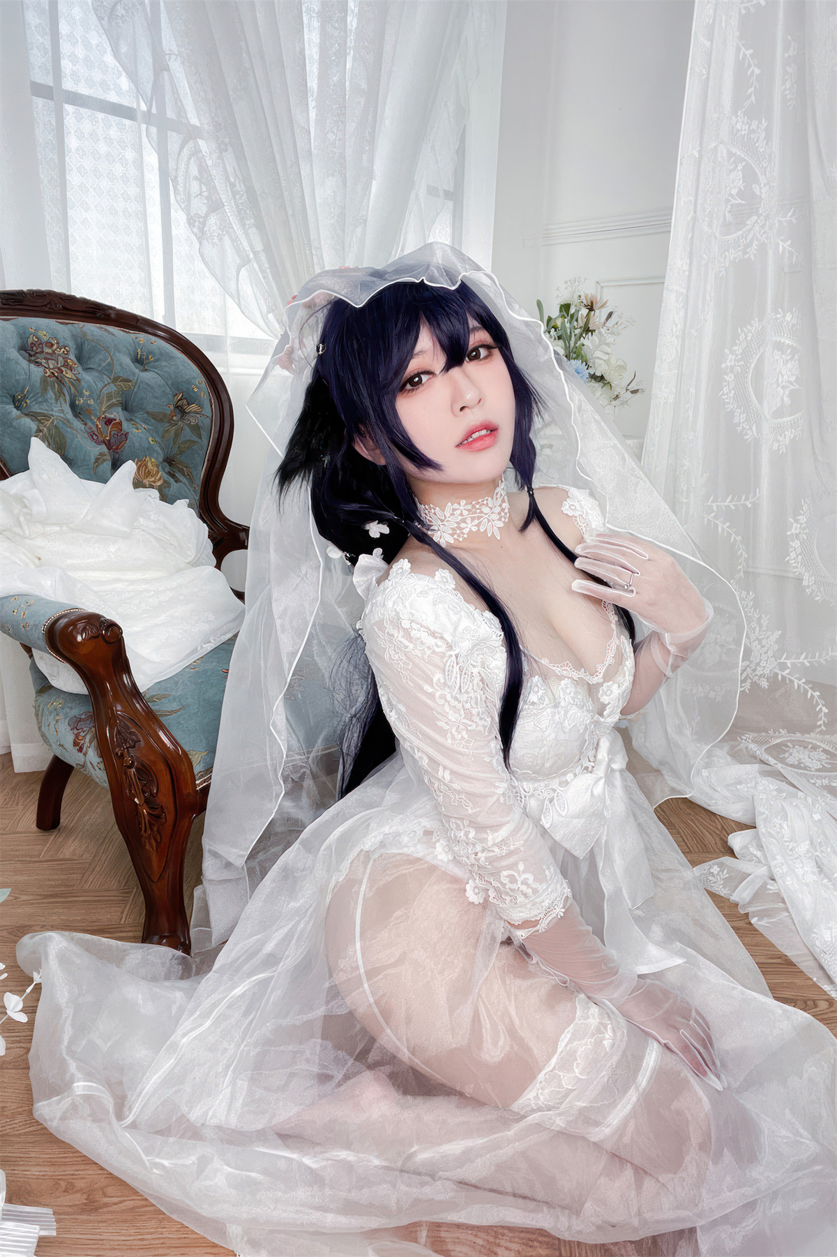 Cosplay 半半子Banbanko 碧蓝航线 吾妻花嫁