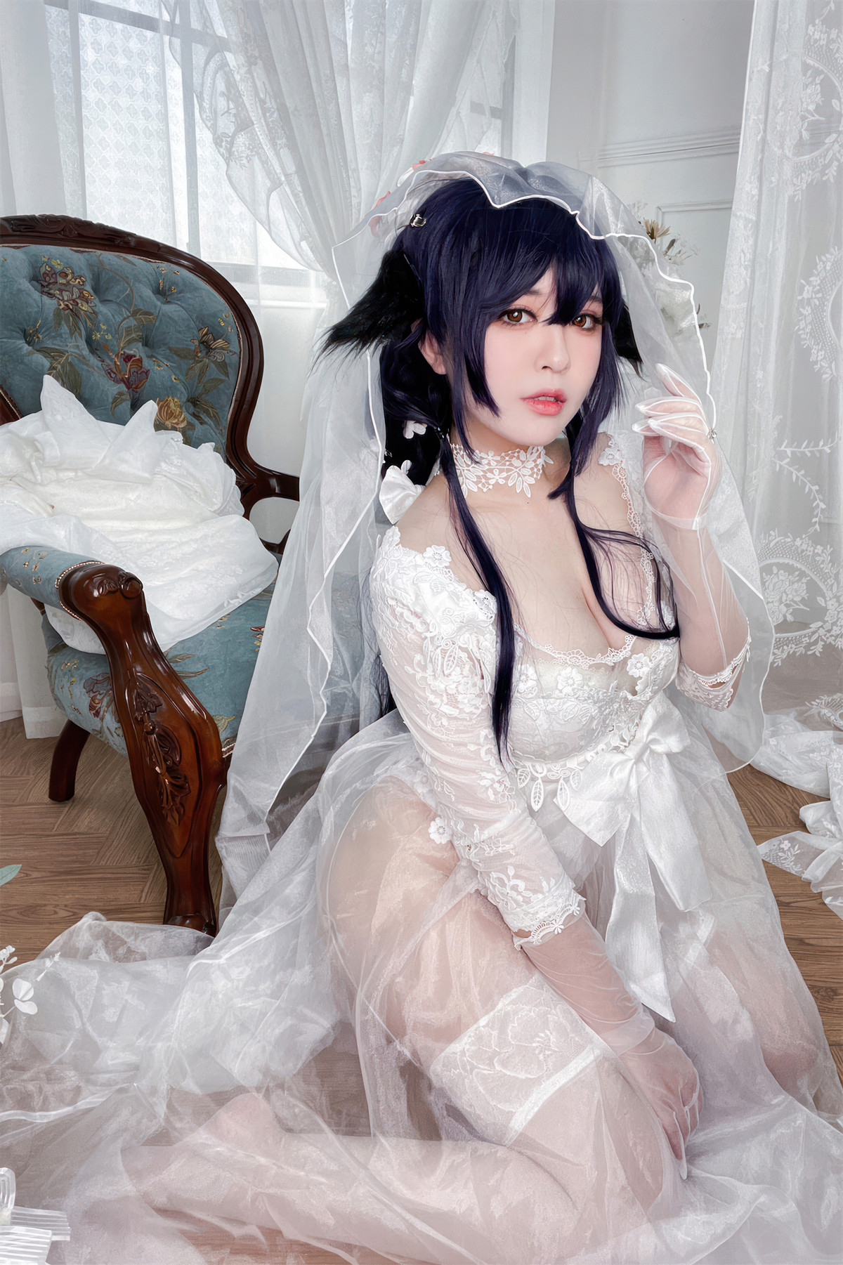 Cosplay 半半子Banbanko 碧蓝航线 吾妻花嫁