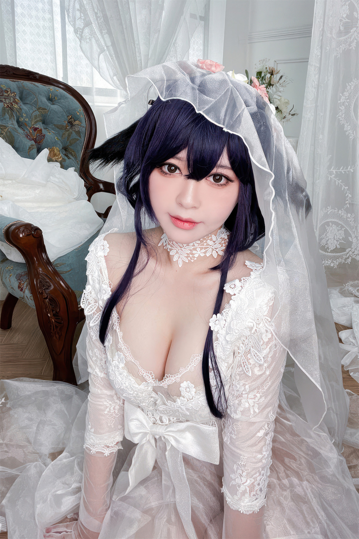 Cosplay 半半子Banbanko 碧蓝航线 吾妻花嫁