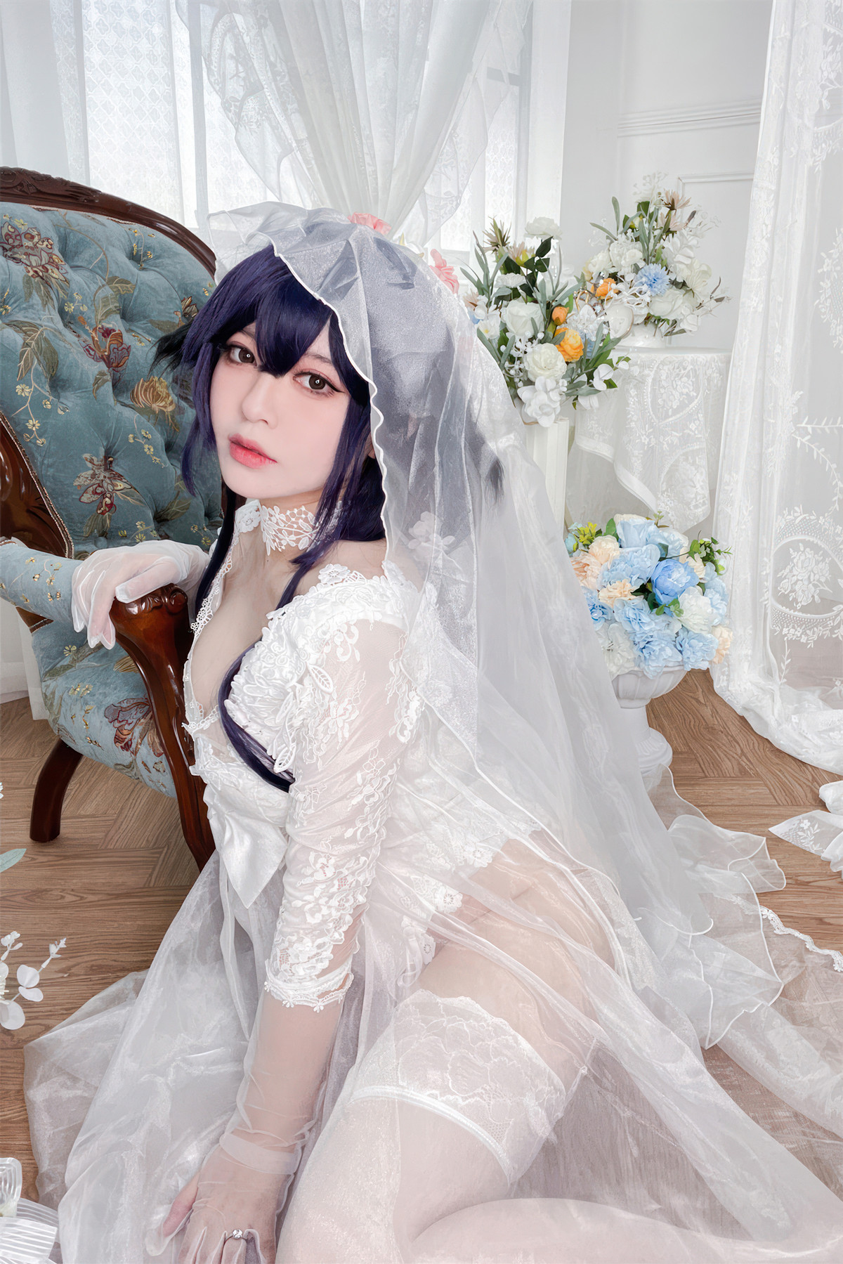 Cosplay 半半子Banbanko 碧蓝航线 吾妻花嫁