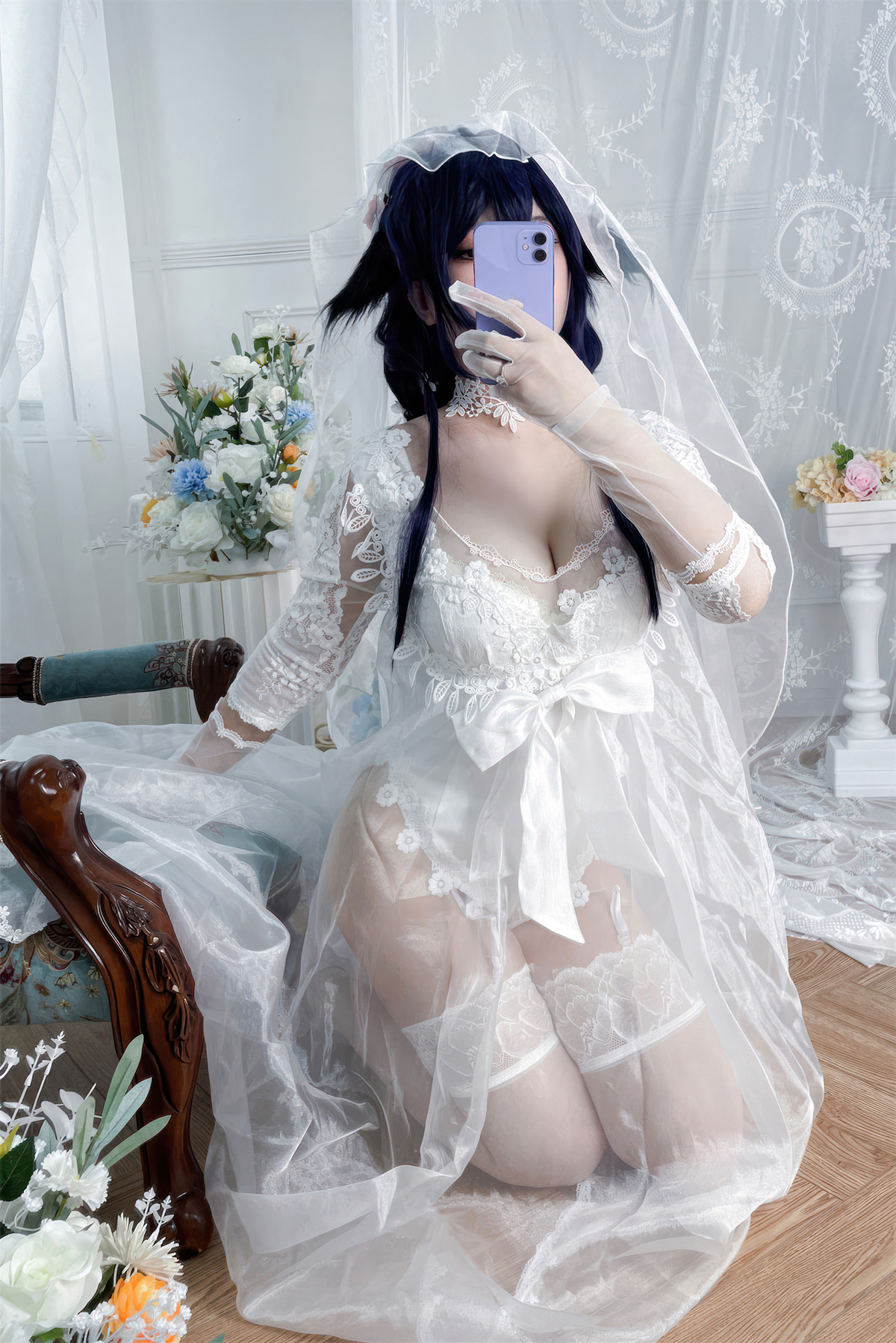 Cosplay 半半子Banbanko 碧蓝航线 吾妻花嫁