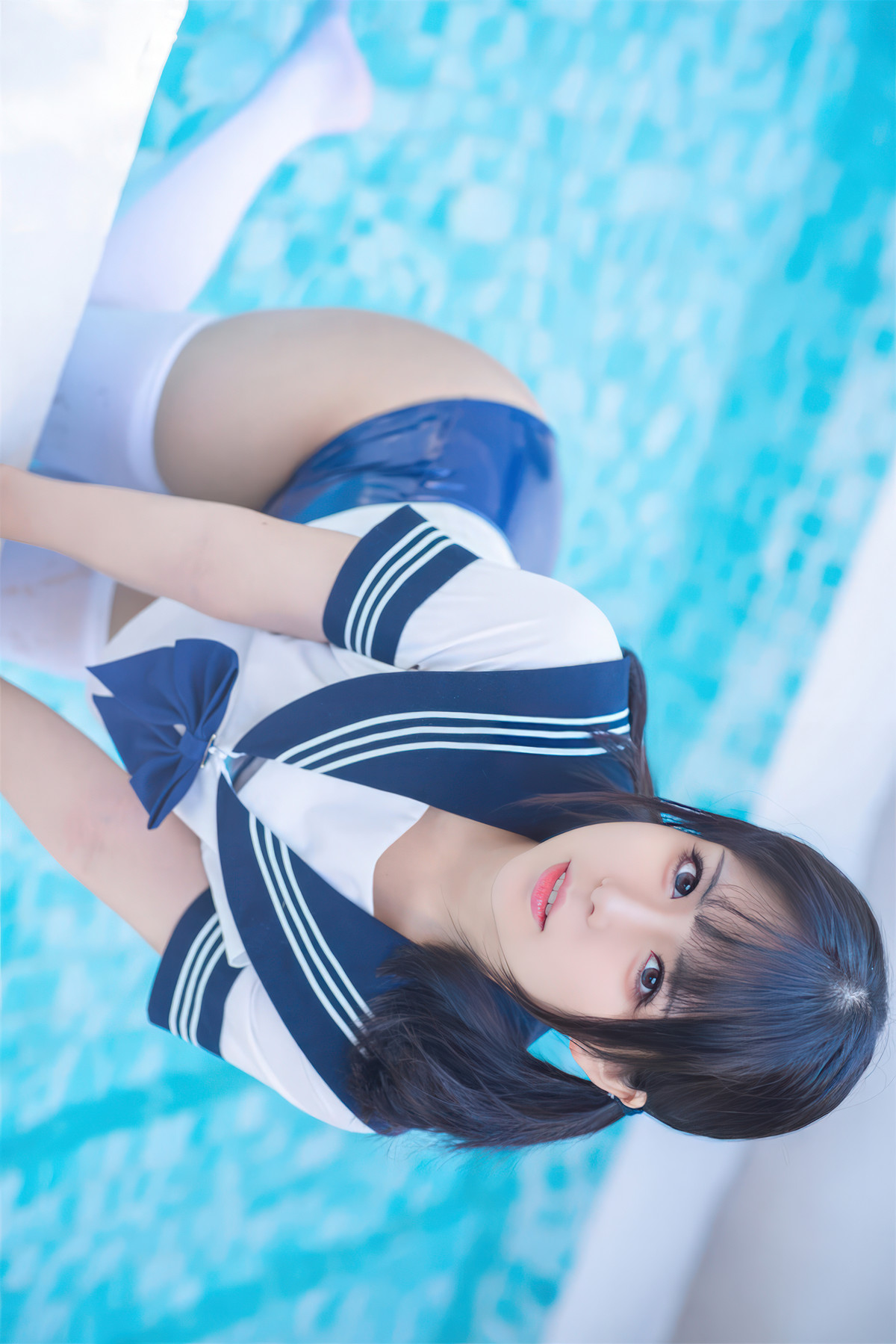 Cosplay 虎森森 JK死库水 JK Water Splash