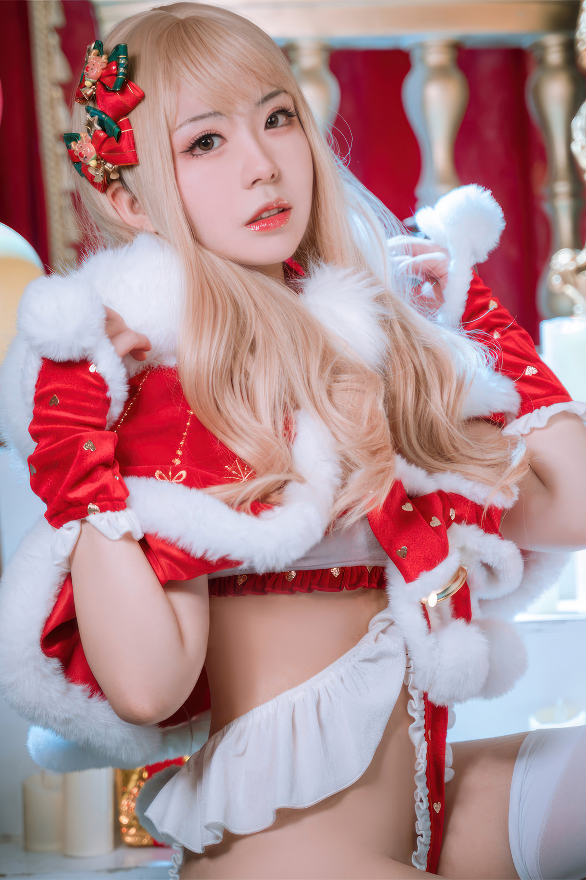 Cosplay 虎森森 圣诞精灵 Christmas