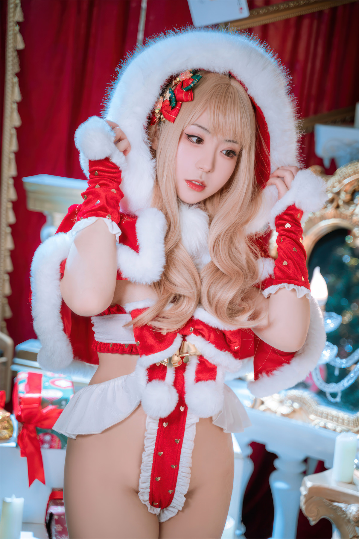 Cosplay 虎森森 圣诞精灵 Christmas