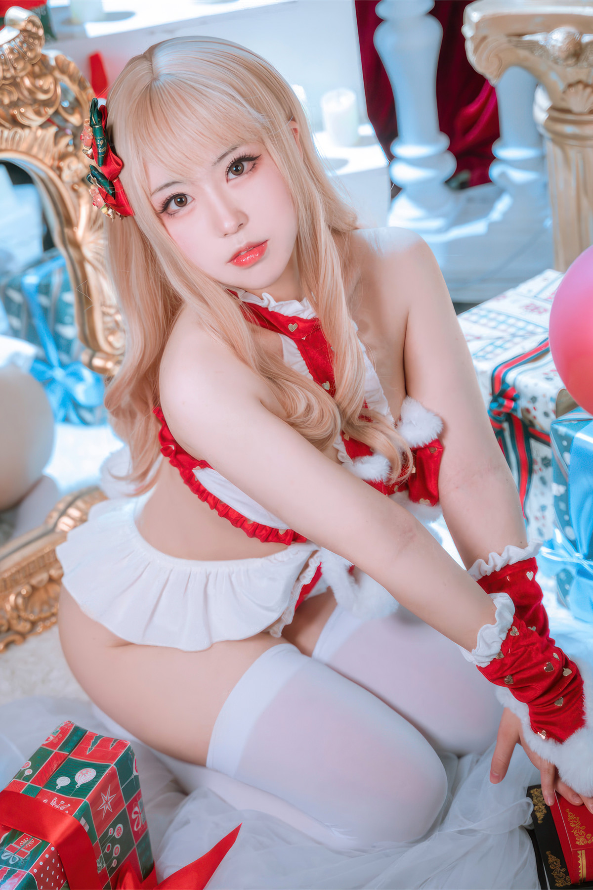 Cosplay 虎森森 圣诞精灵 Christmas