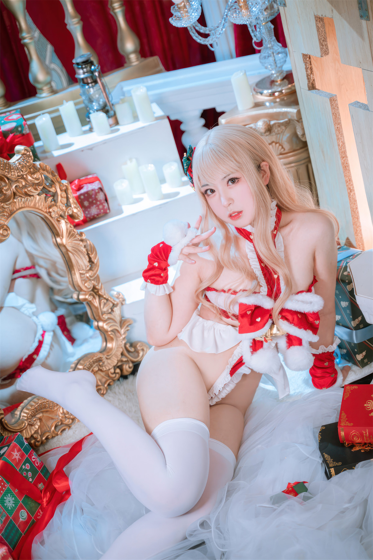 Cosplay 虎森森 圣诞精灵 Christmas