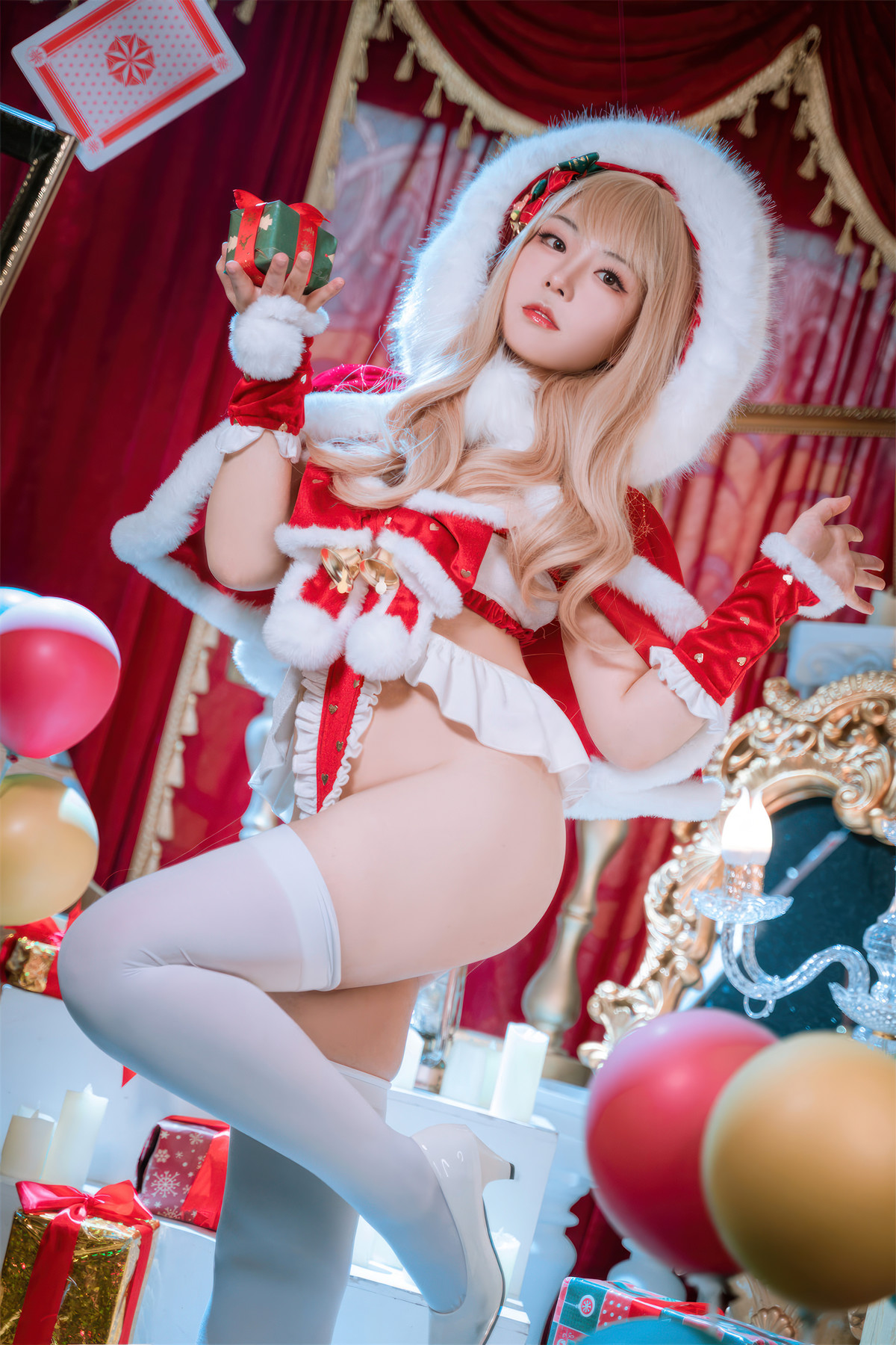 Cosplay 虎森森 圣诞精灵 Christmas