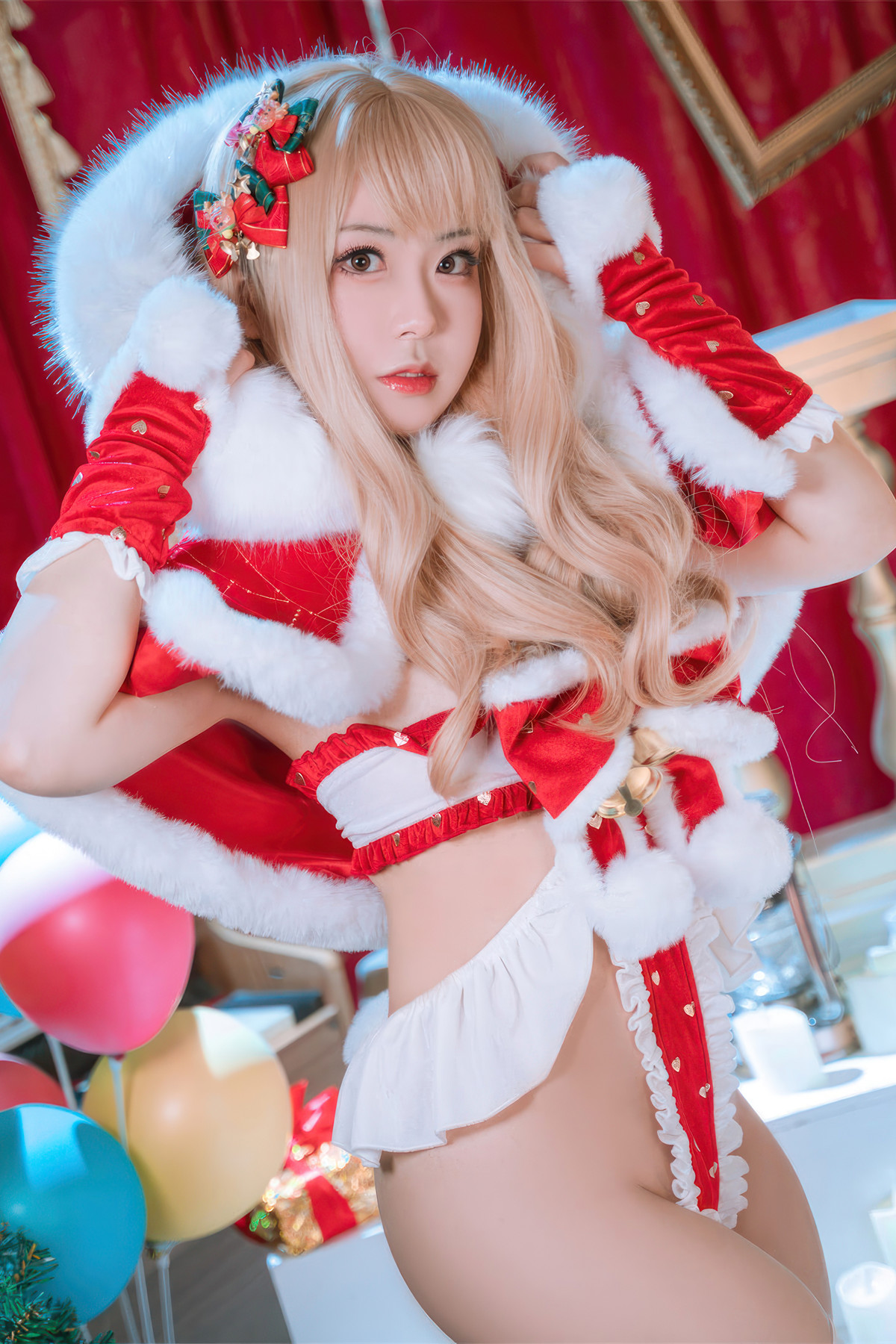 Cosplay 虎森森 圣诞精灵 Christmas