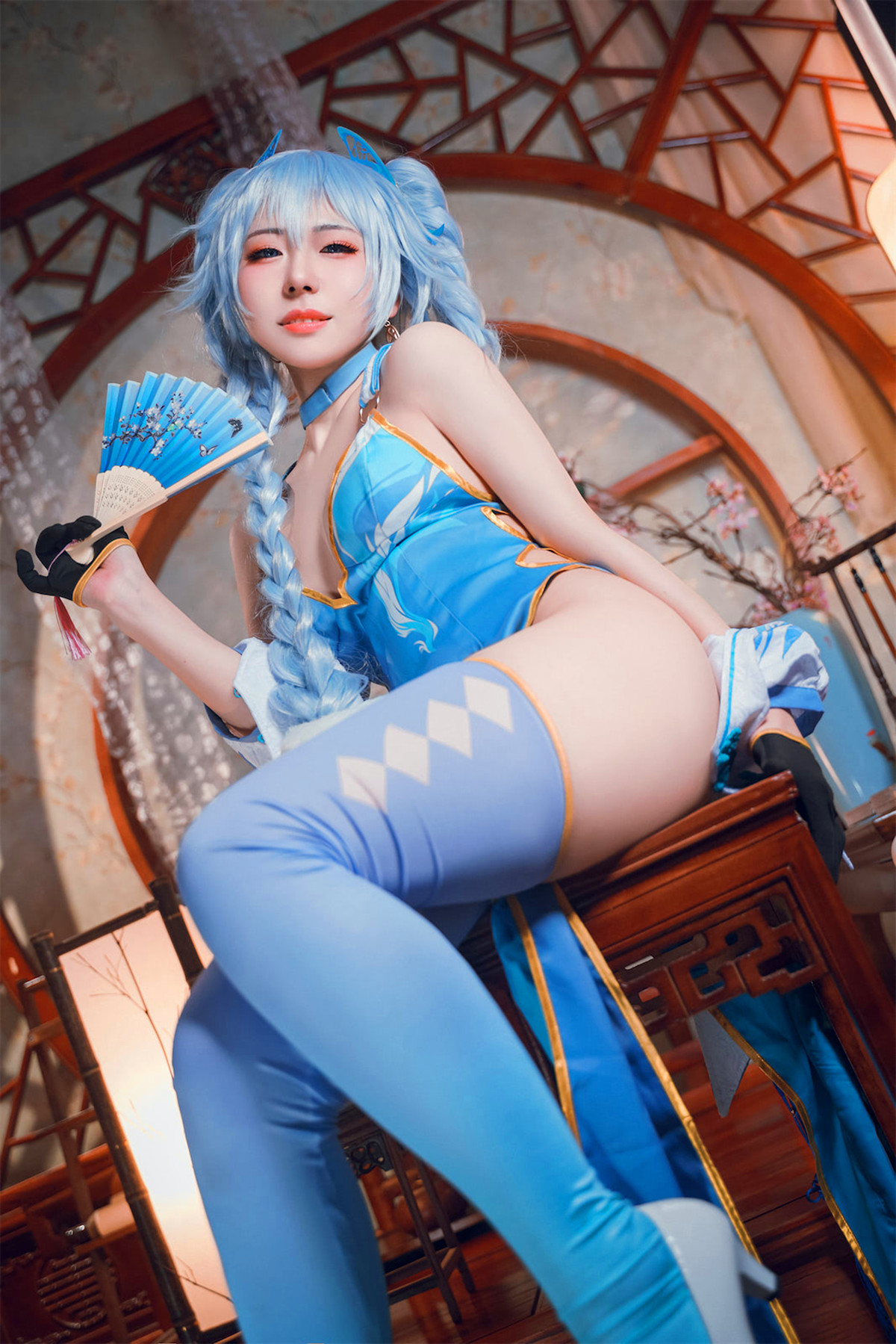 Cosplay 虎森森 少女前线 翠雀媚