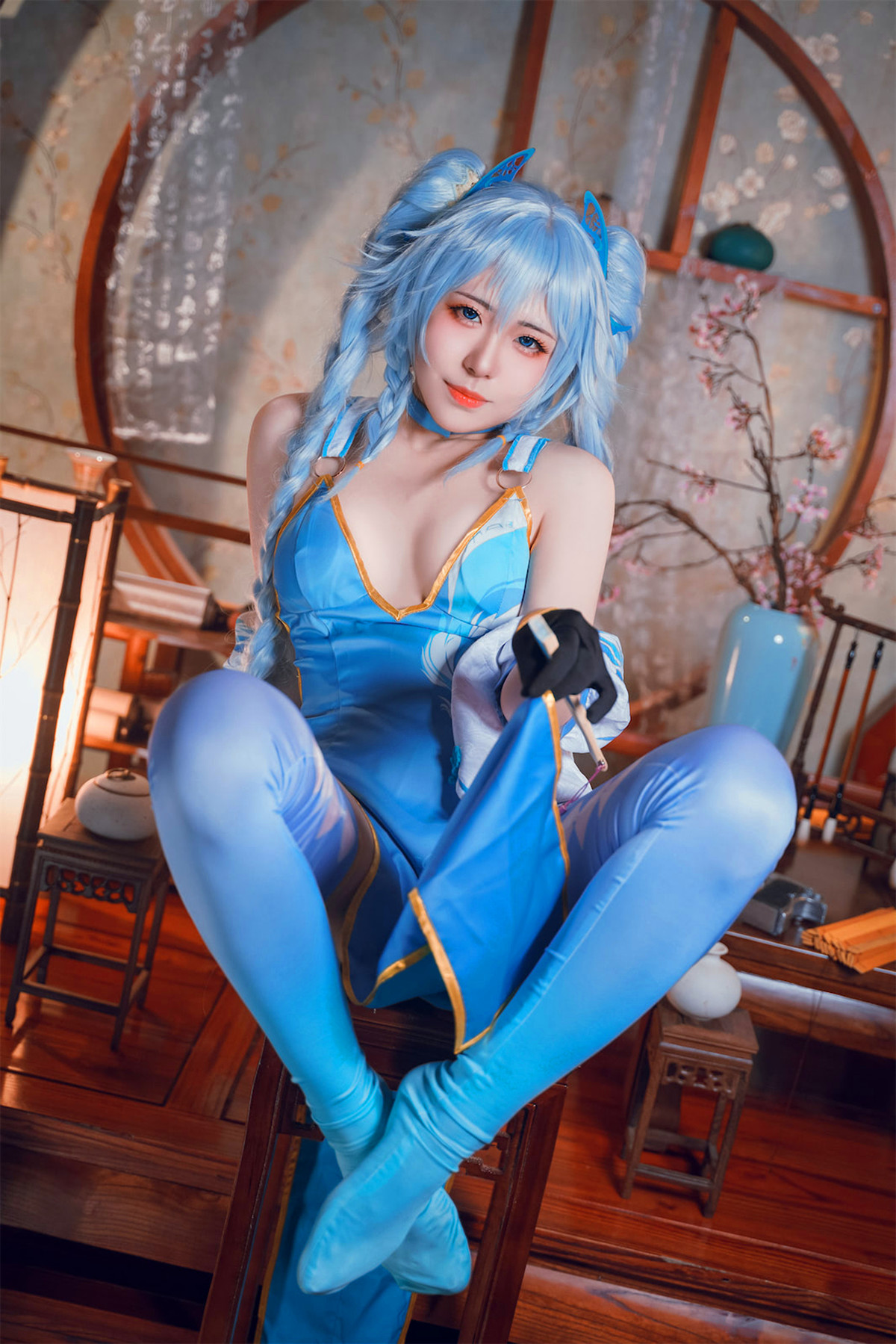 Cosplay 虎森森 少女前线 翠雀媚