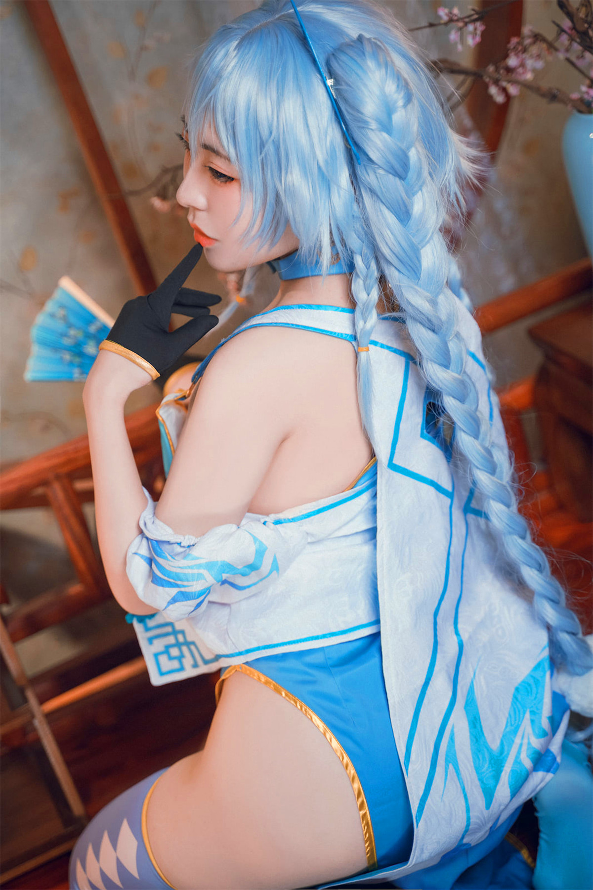 Cosplay 虎森森 少女前线 翠雀媚