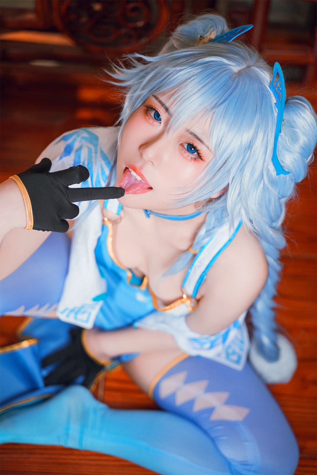 Cosplay 虎森森 少女前线 翠雀媚